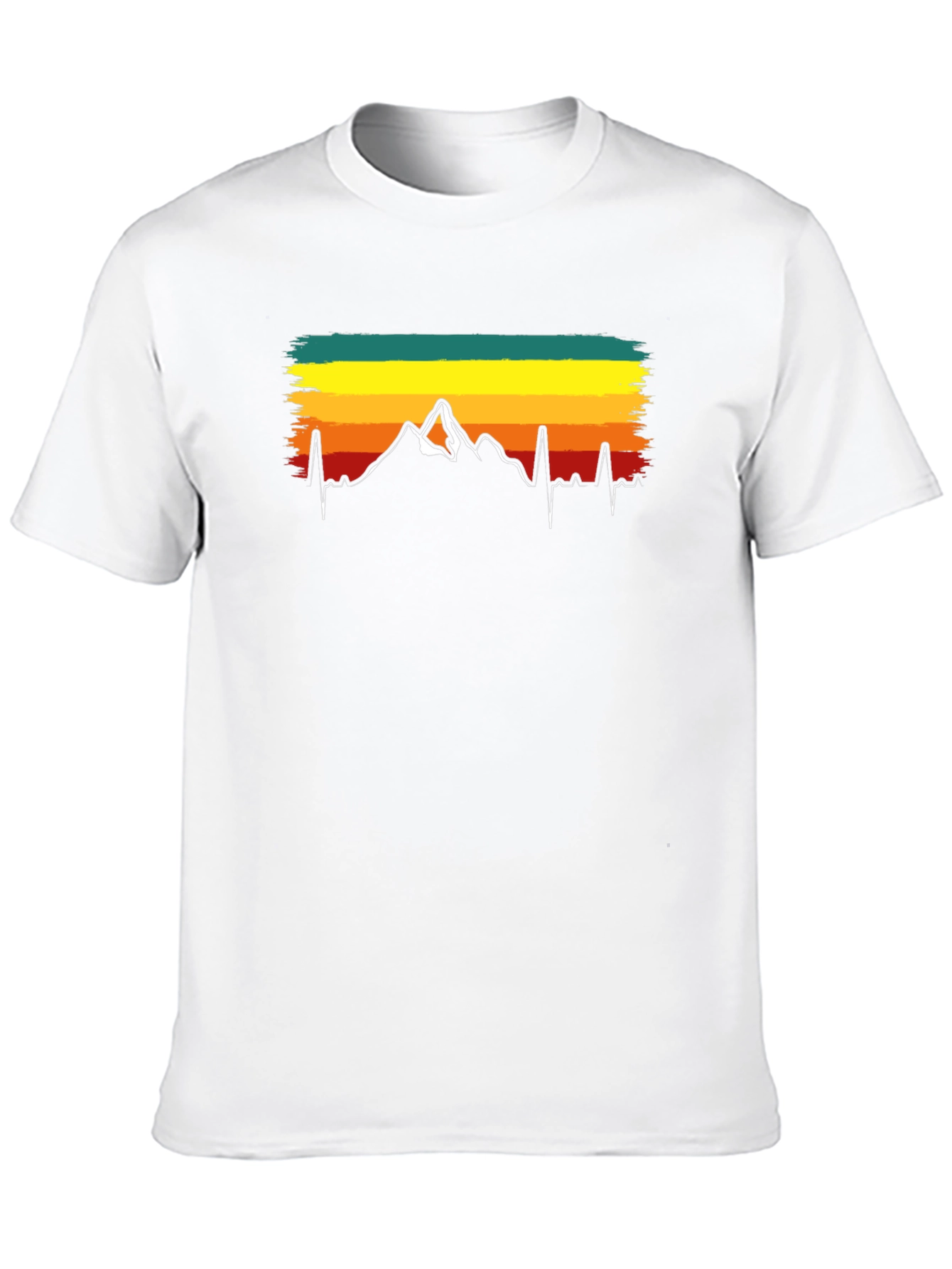Mountain Heartbeat T-Shirt - Nature Lover Tee