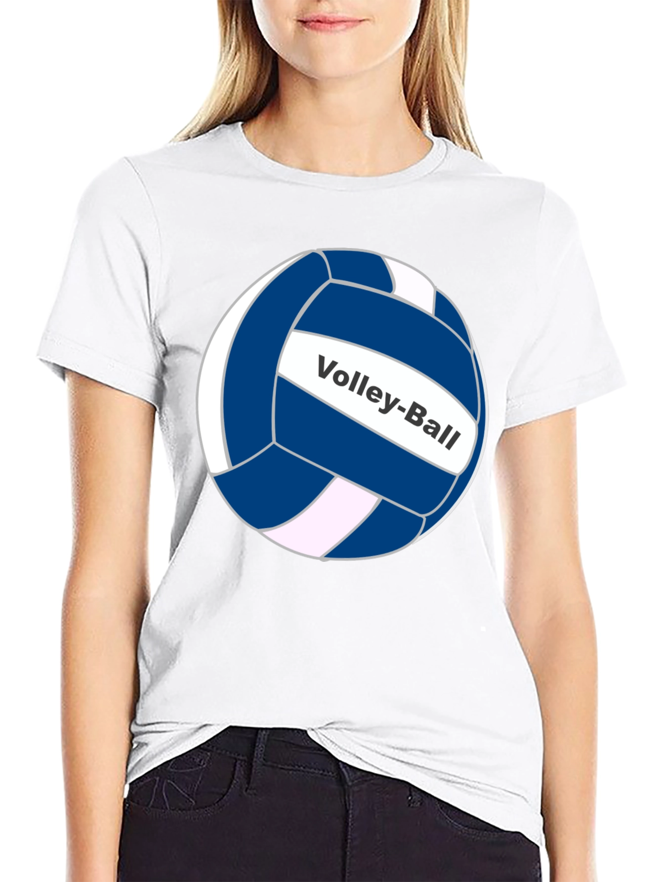 Volley-Ball Graphic T-Shirt - Classic Design