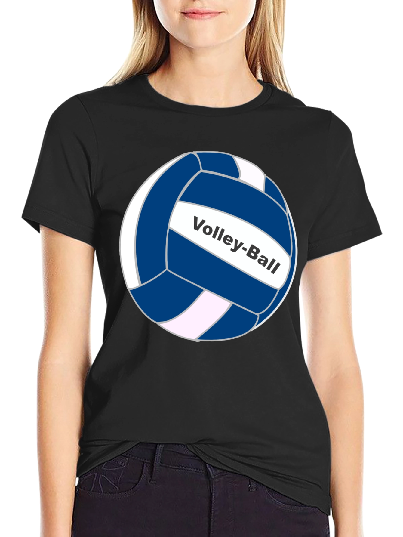 Volley-Ball Graphic T-Shirt - Classic Design