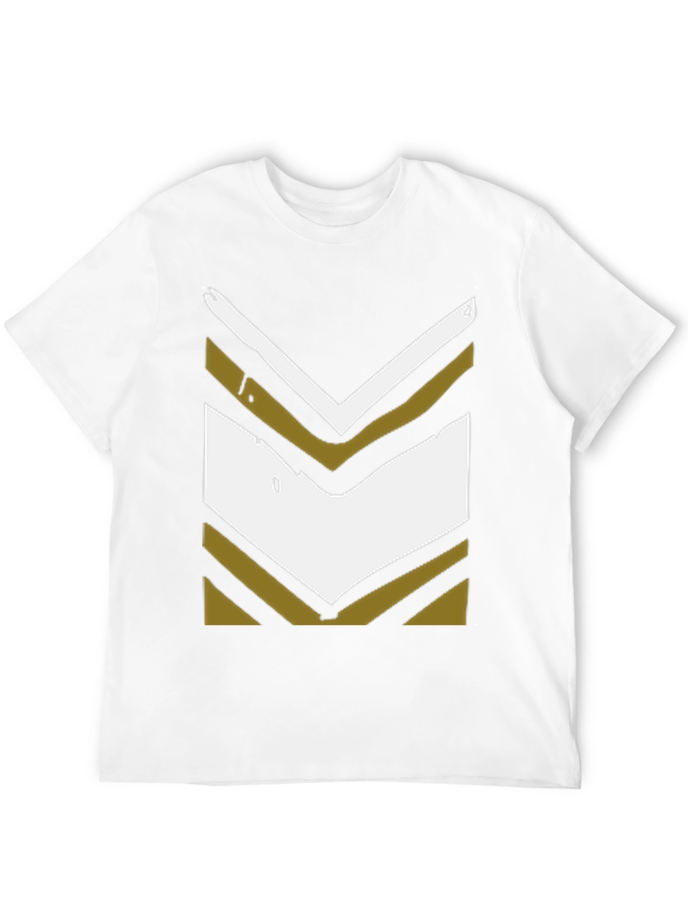 Retro Chevron Graphic Tee - Black