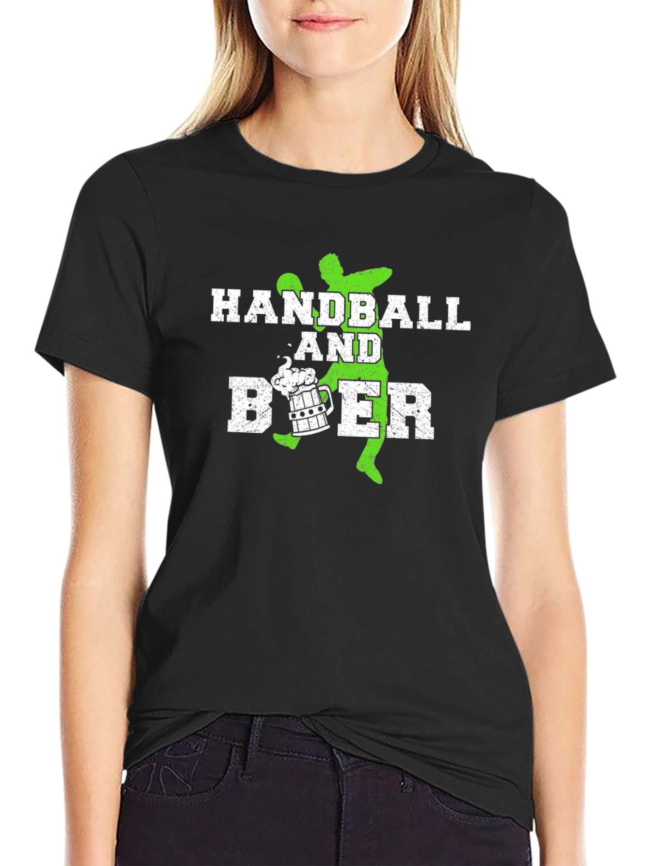 Handball & Beer Graphic T-Shirt
