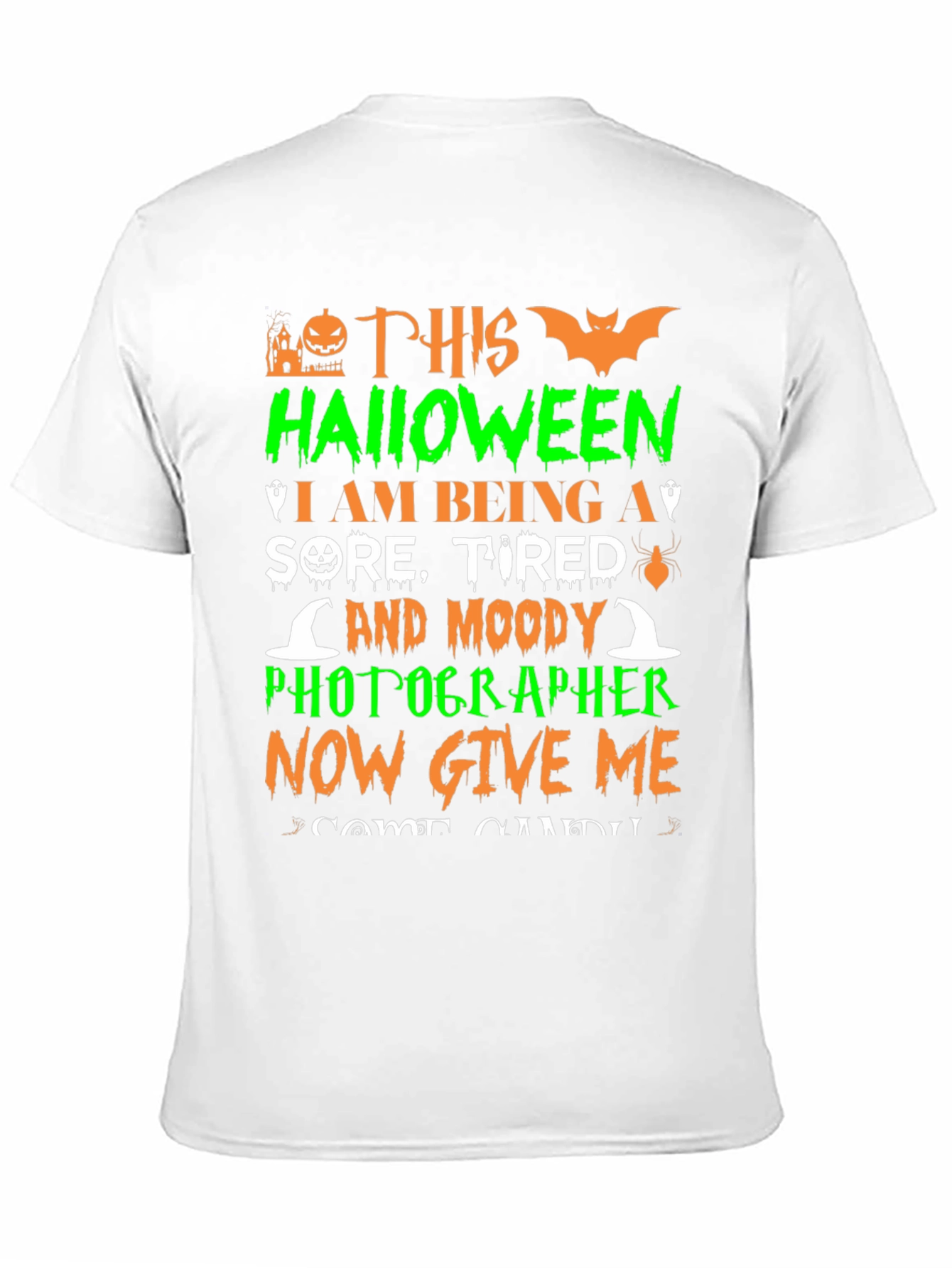 Funny Halloween Photographer Graphic T-Shirt