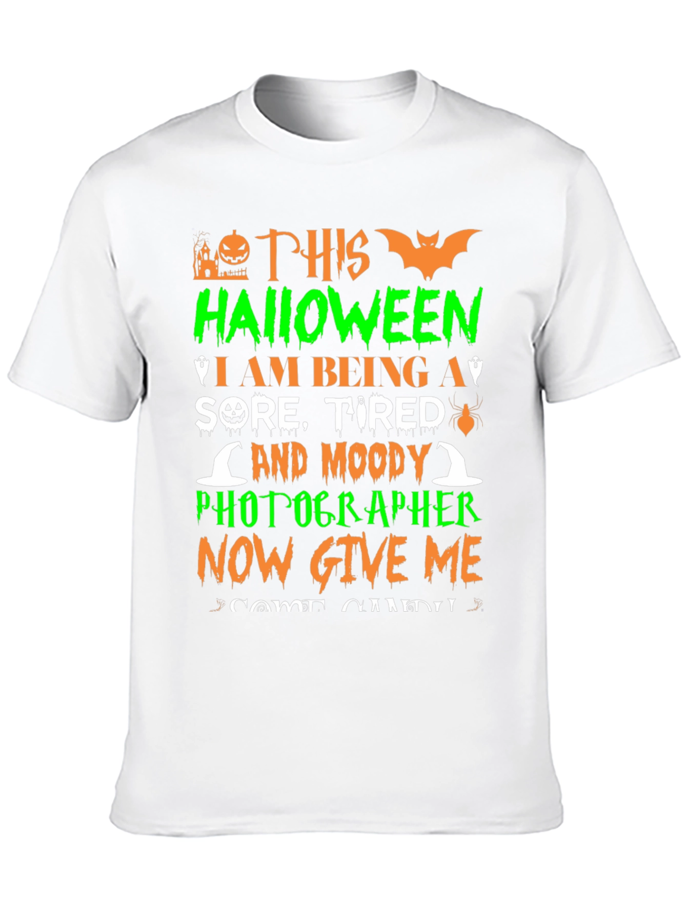 Funny Halloween Photographer Graphic T-Shirt