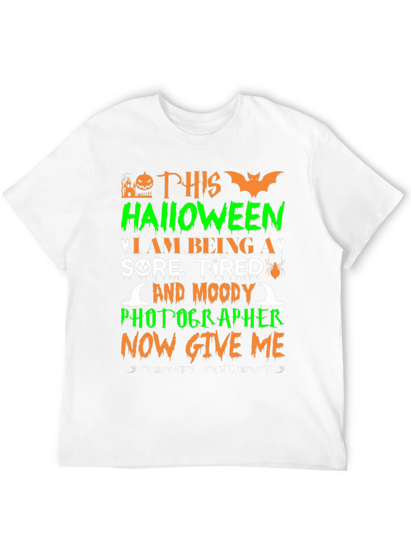 Funny Halloween Photographer Graphic T-Shirt