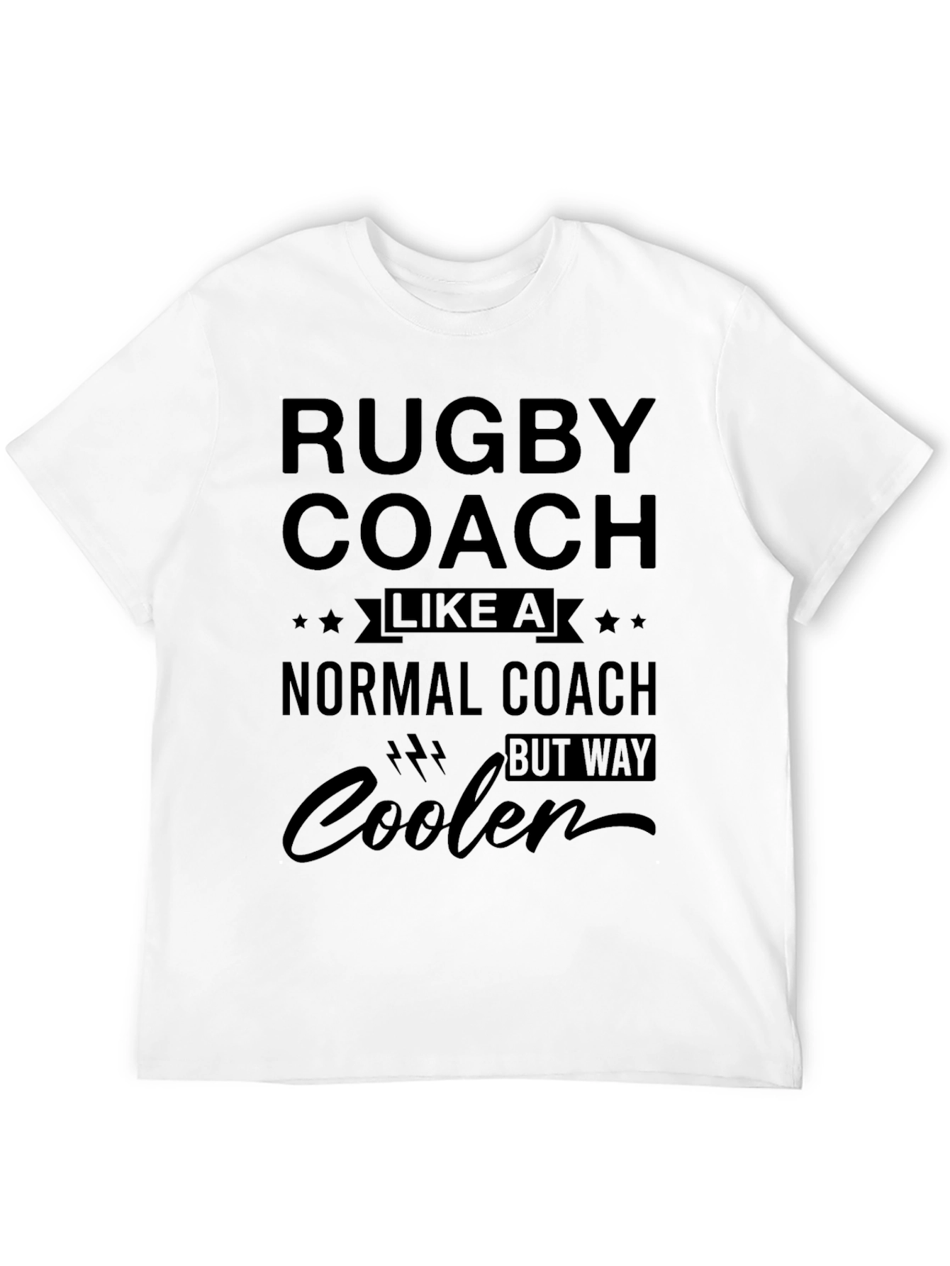 Rugby Coach Funny T-Shirt - Cooler Than Normal