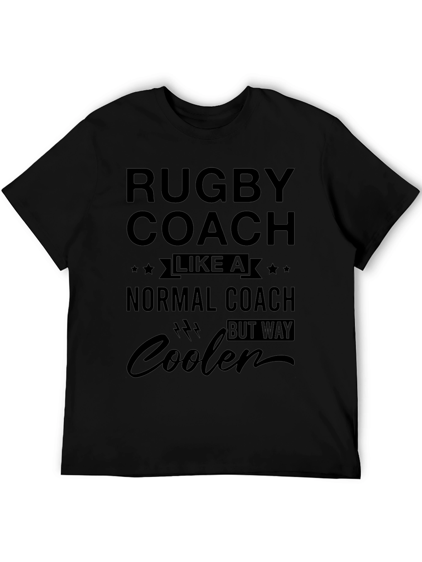 Rugby Coach Funny T-Shirt - Cooler Than Normal