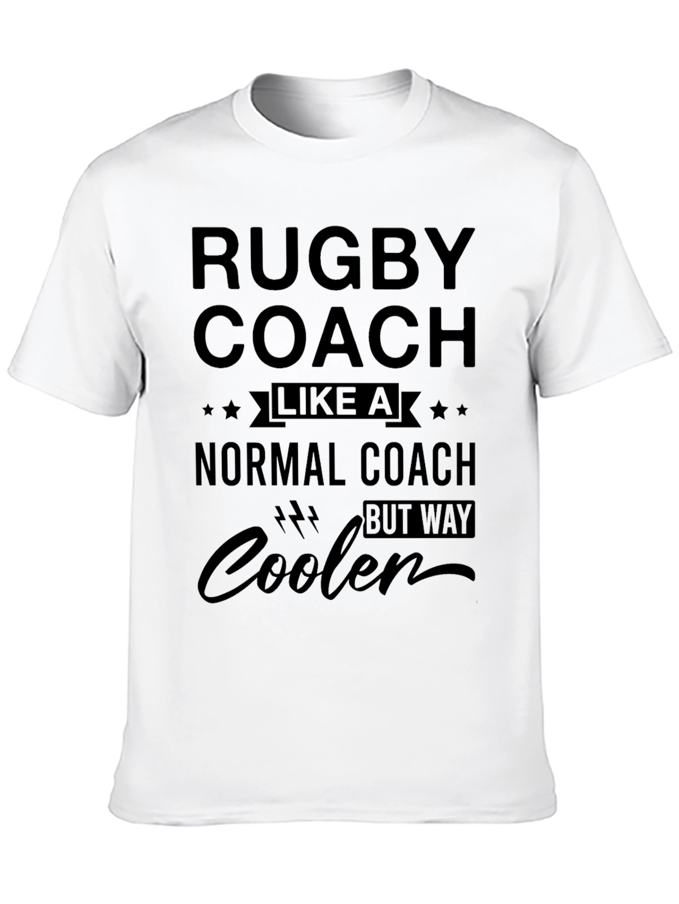 Rugby Coach Funny T-Shirt - Cooler Than Normal