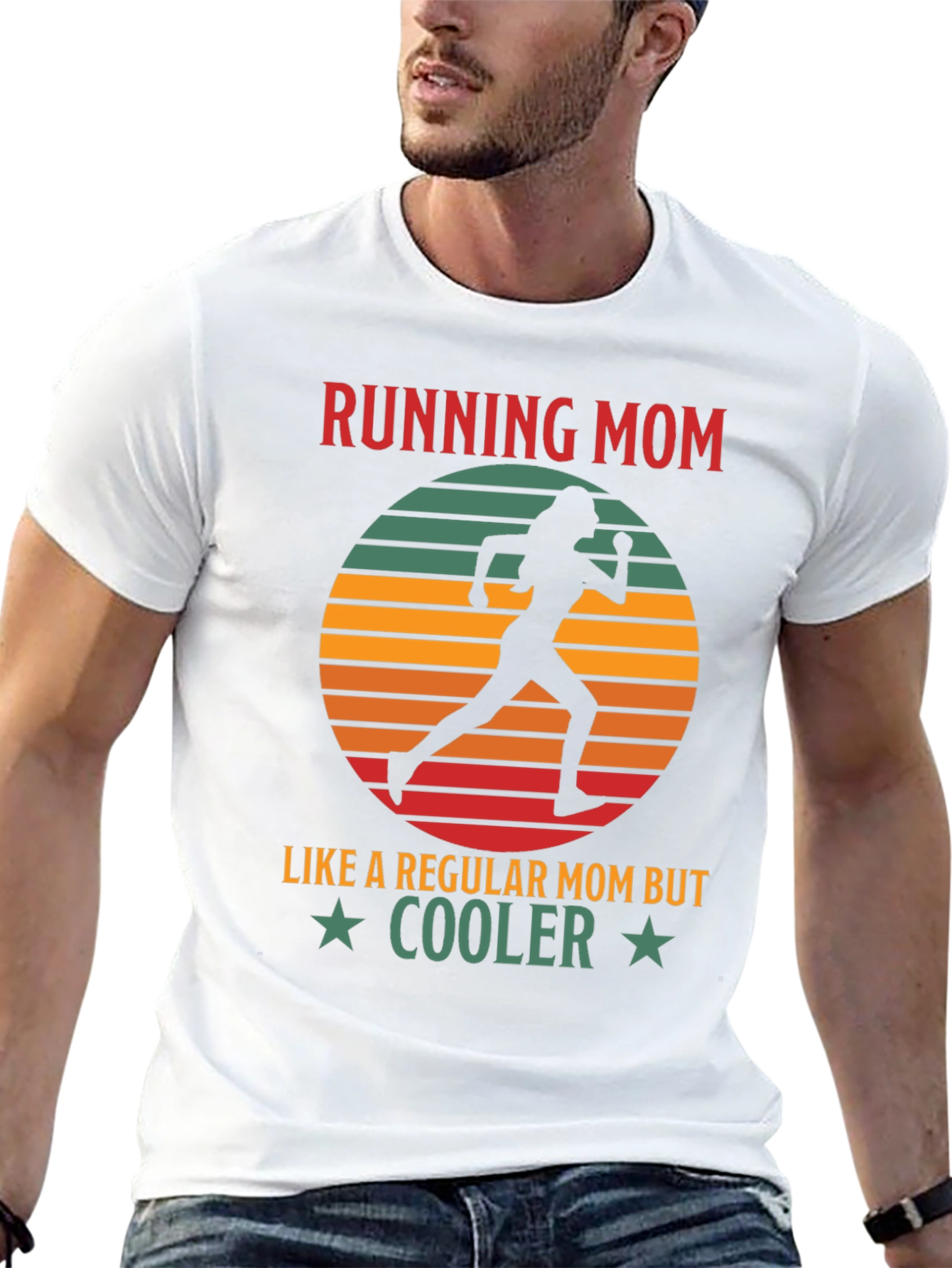 Running Mom Graphic T-Shirt