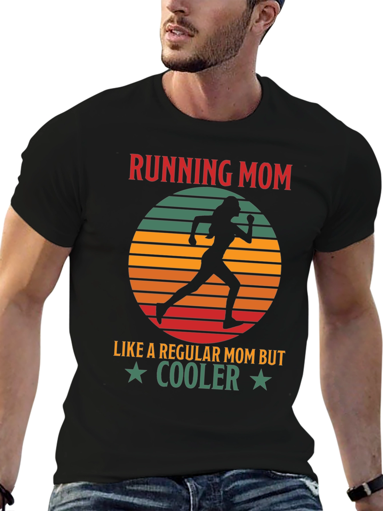 Running Mom Graphic T-Shirt