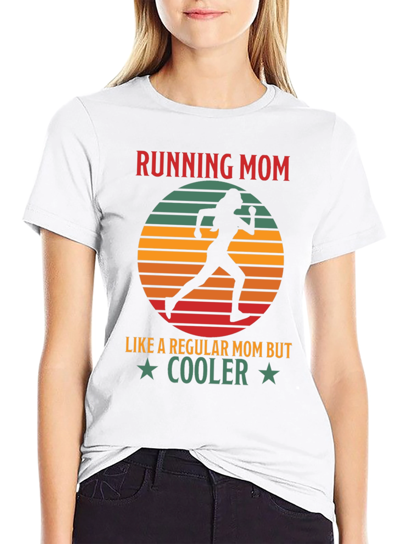 Running Mom Graphic T-Shirt
