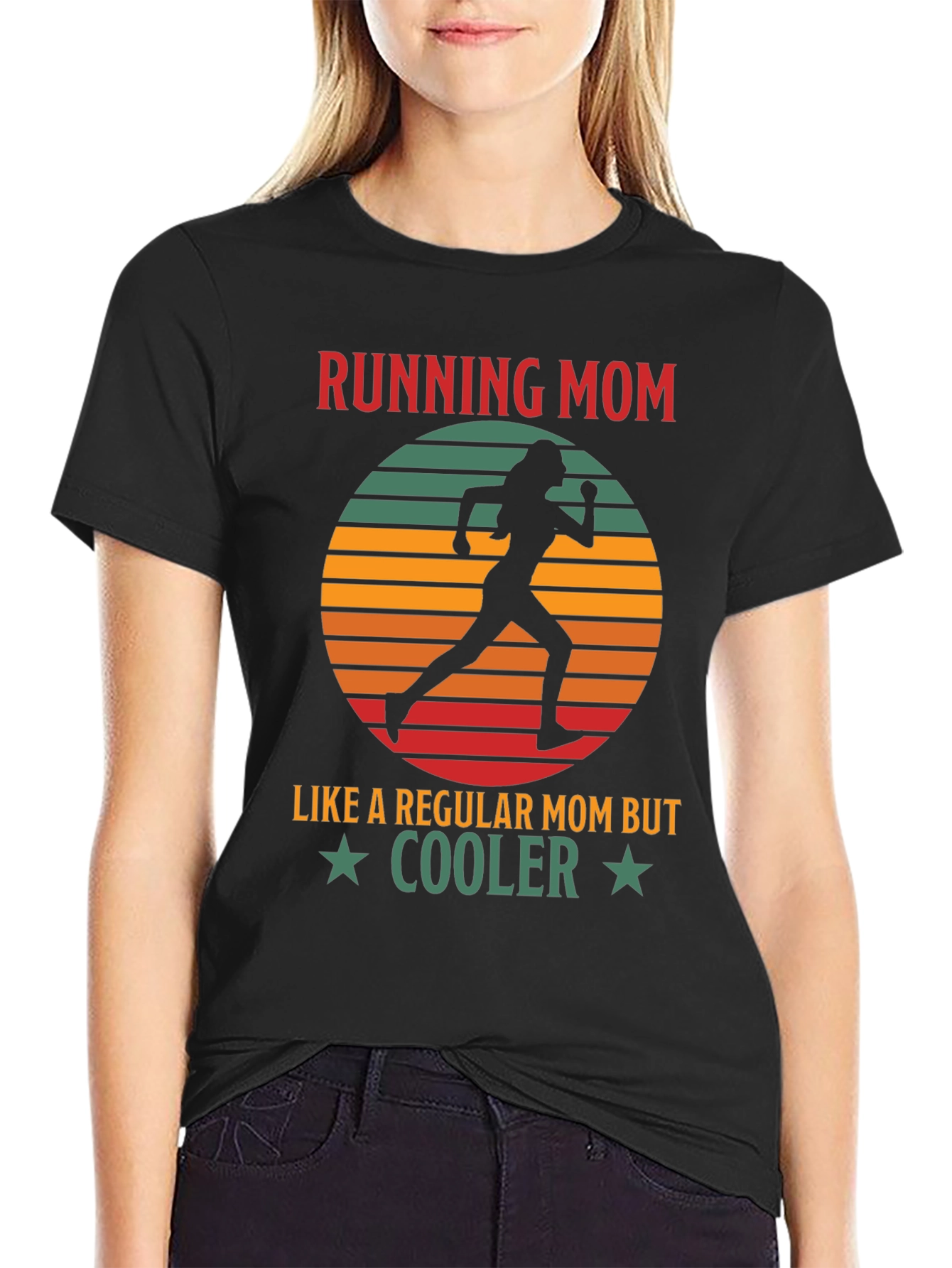 Running Mom Graphic T-Shirt