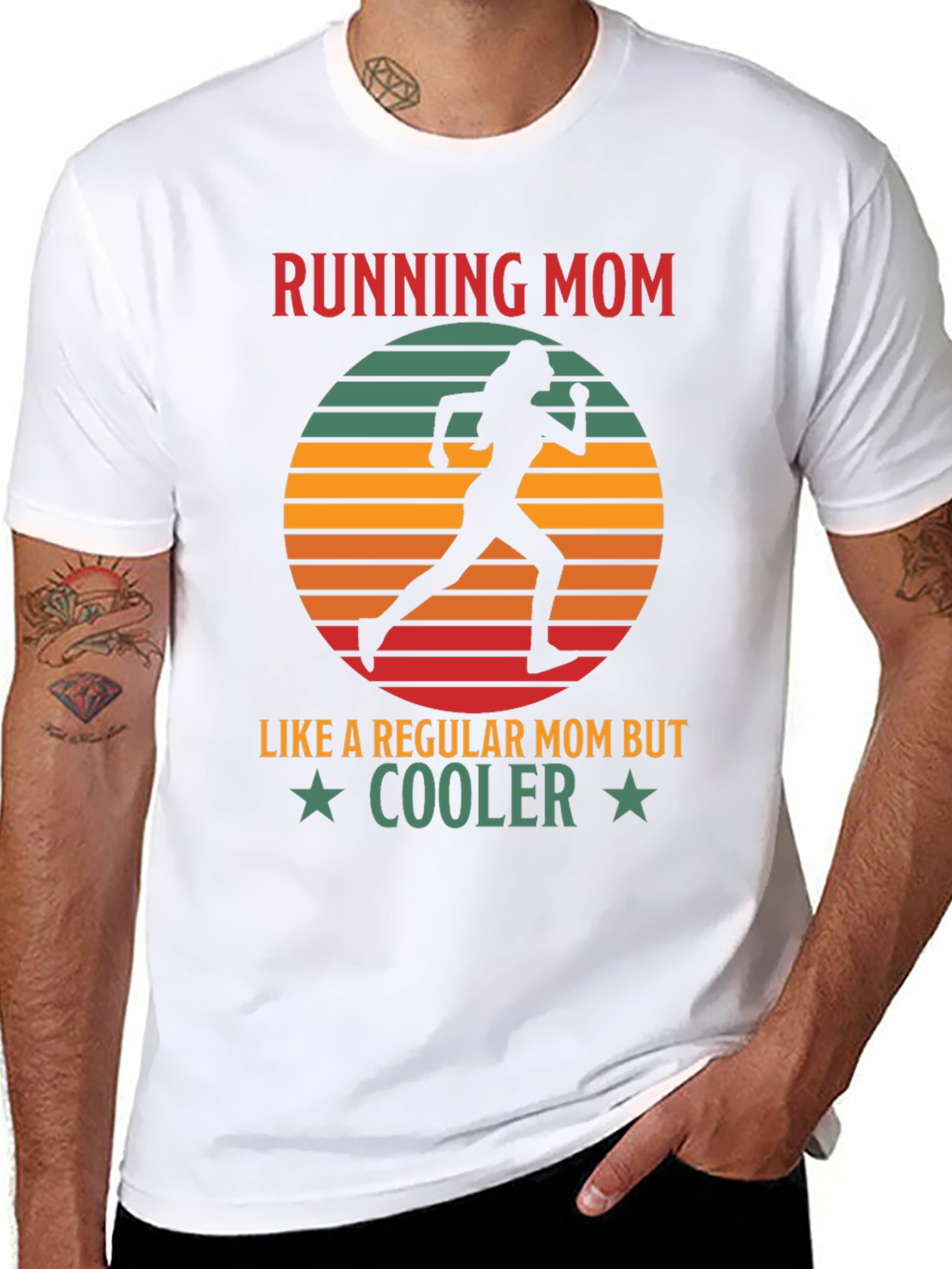 Running Mom Graphic T-Shirt