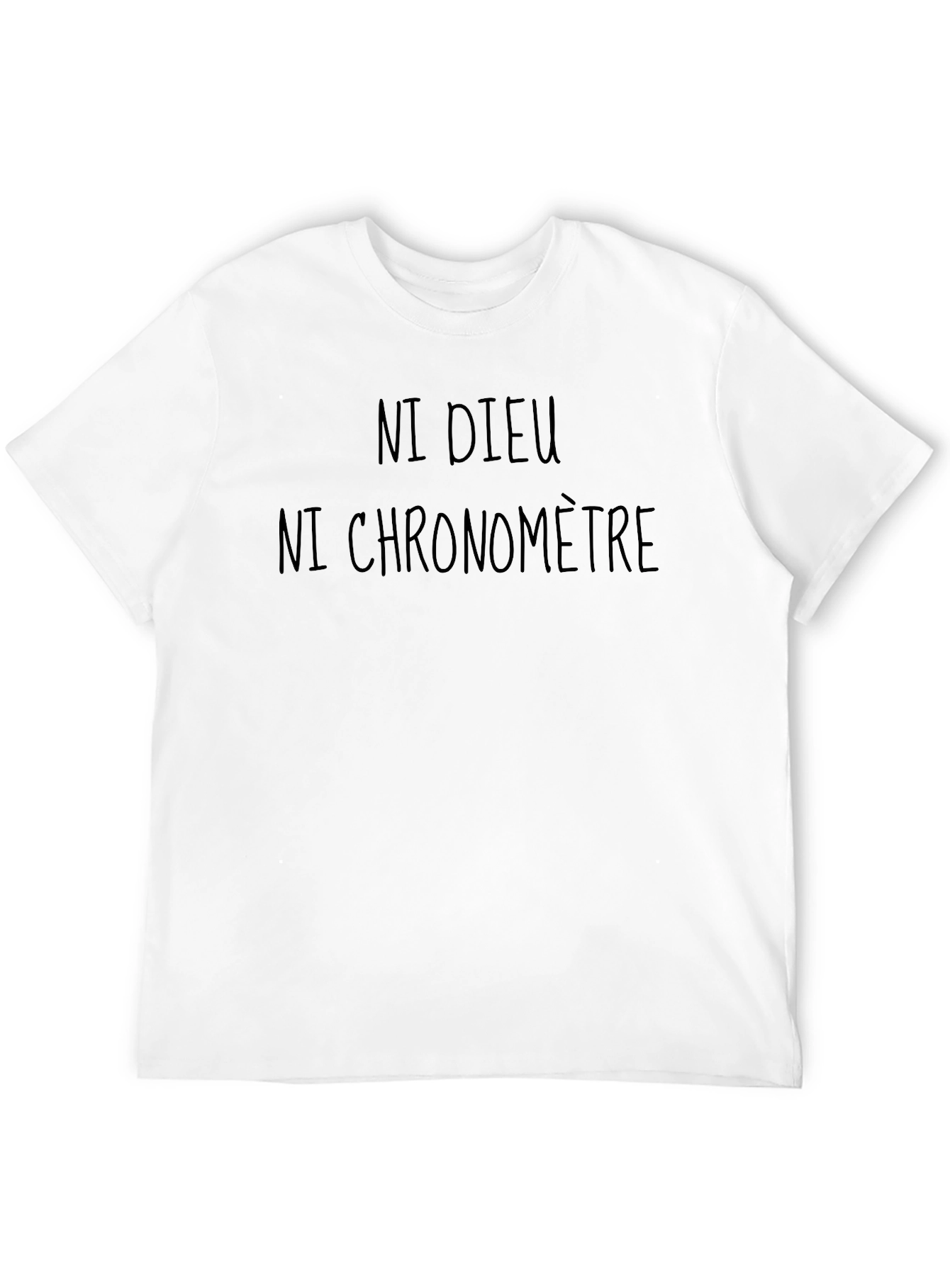 Ni Dieu Ni Chronomètre Graphic T-Shirt