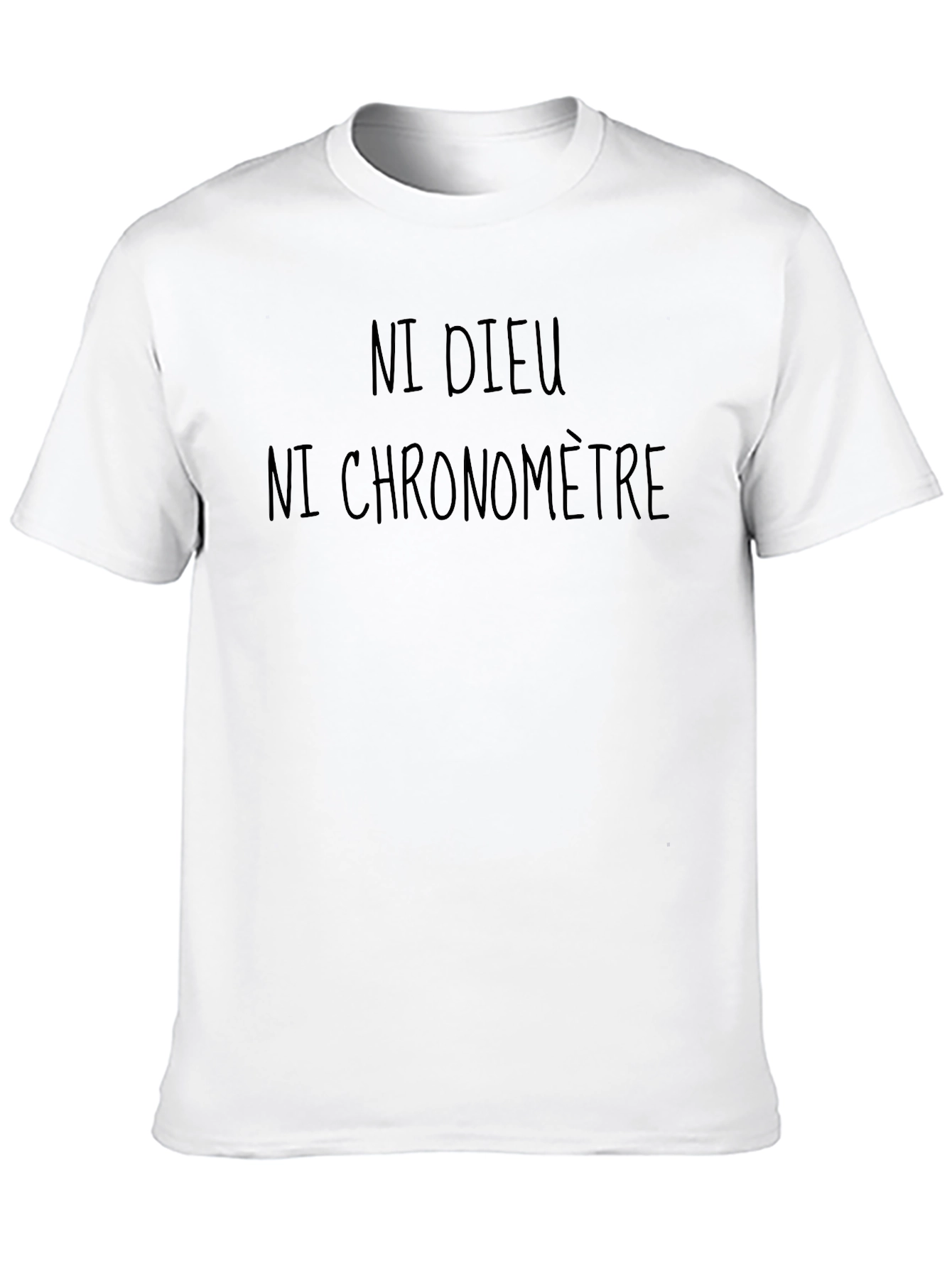 Ni Dieu Ni Chronomètre Graphic T-Shirt