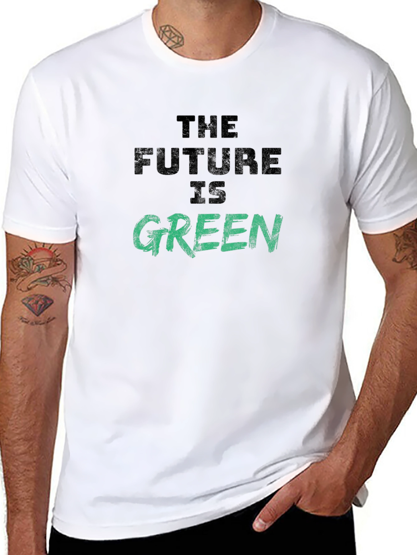 The Future is Green Graphic T-Shirt