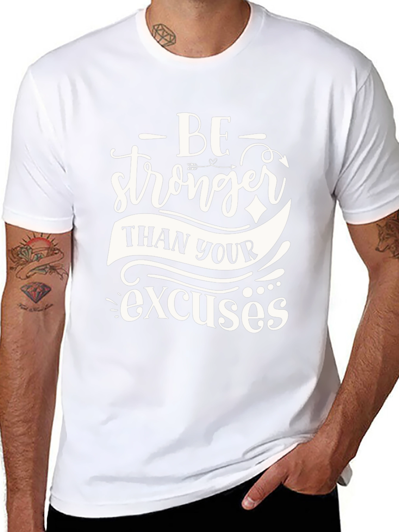 Be Stronger Motivational Graphic Tee