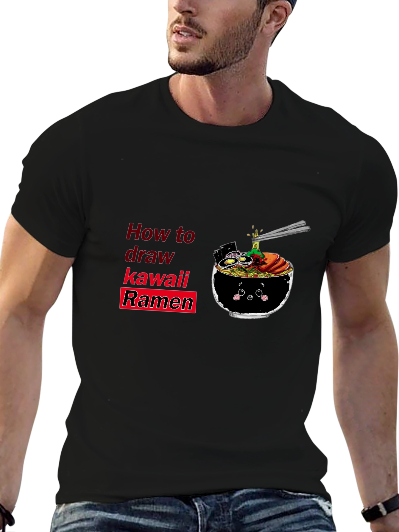 Kawaii Ramen T-Shirt - How to Draw Cute Noodles