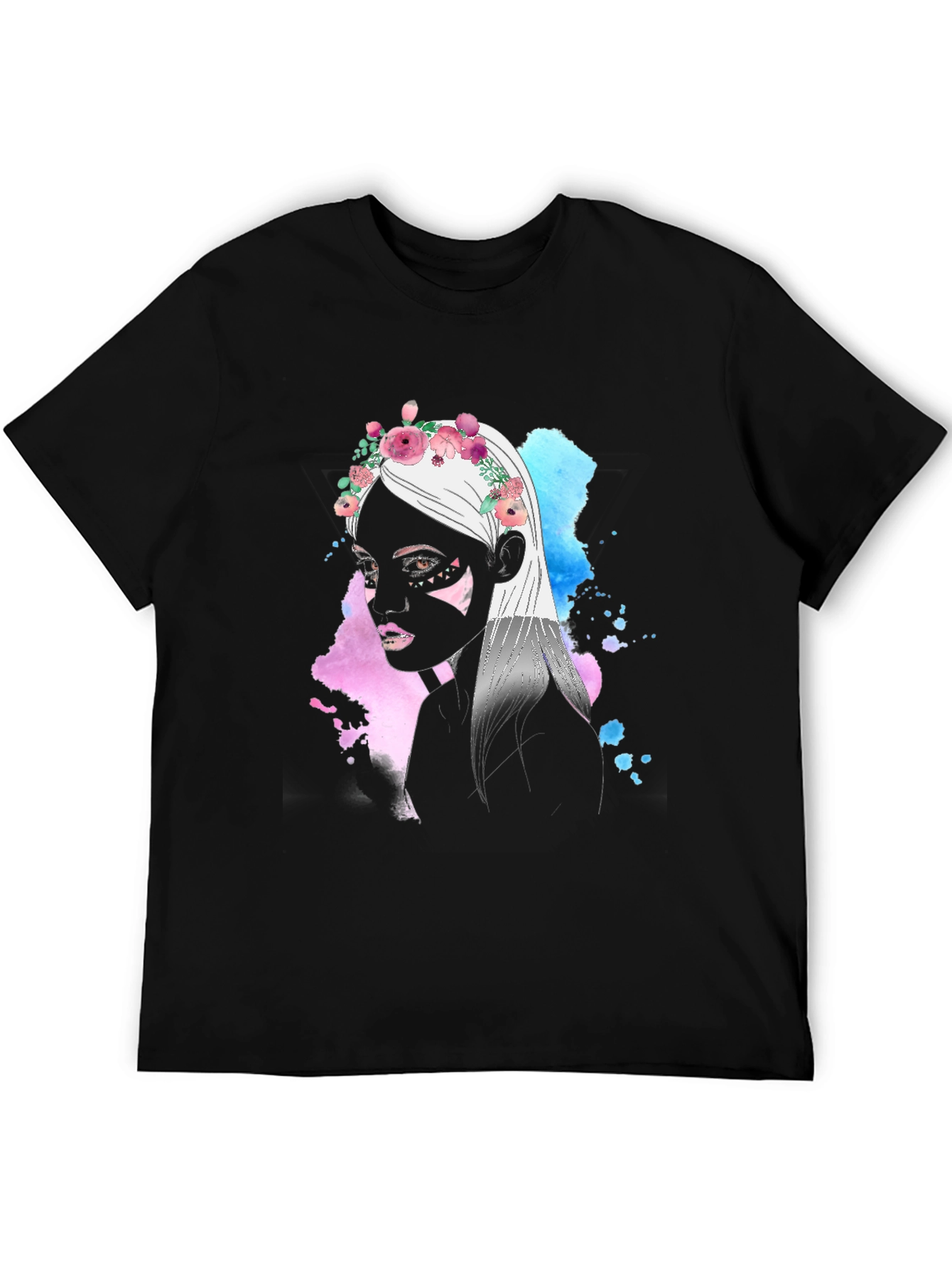 Floral Crown Woman Graphic T-Shirt