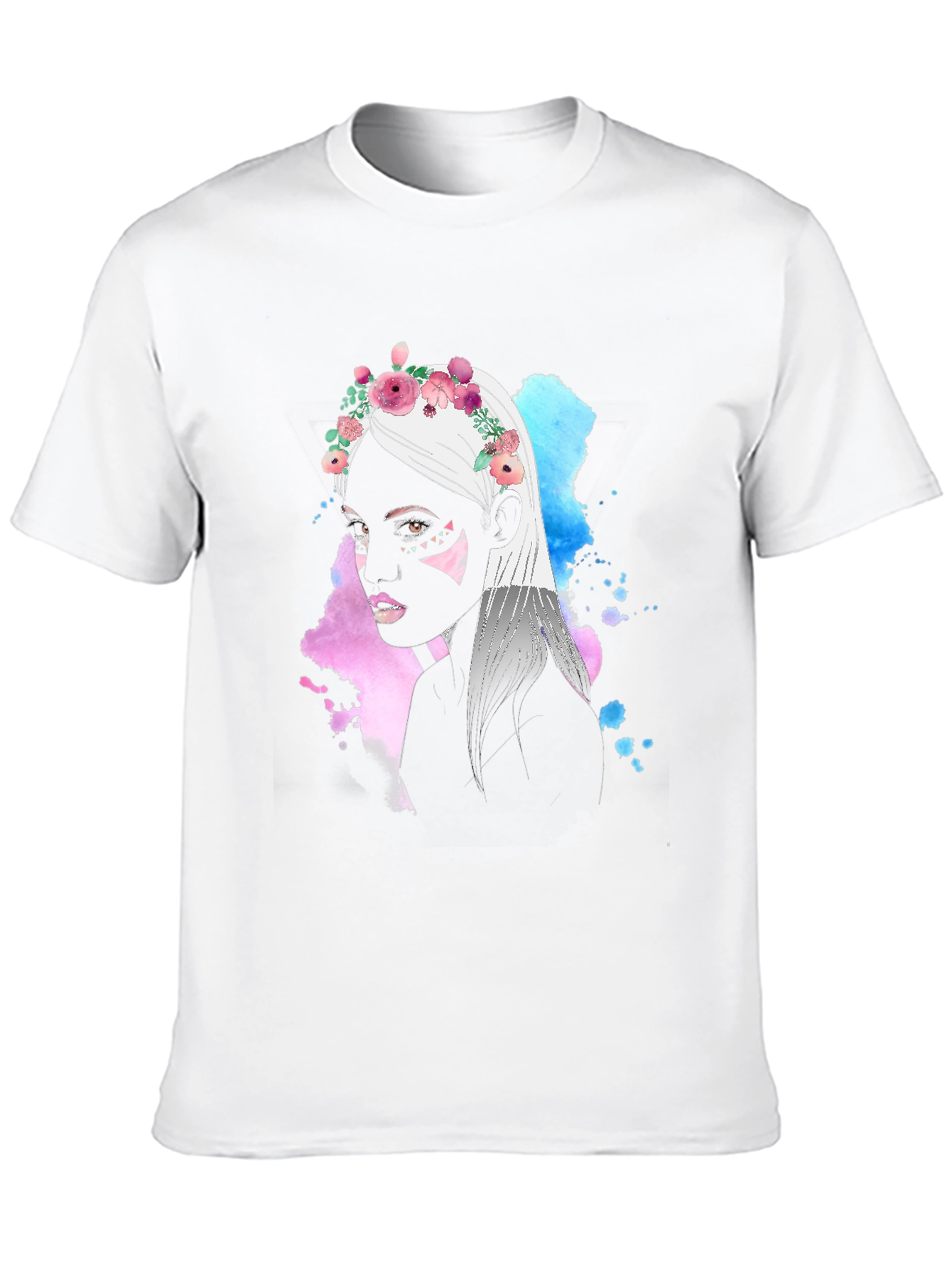 Floral Crown Woman Graphic T-Shirt