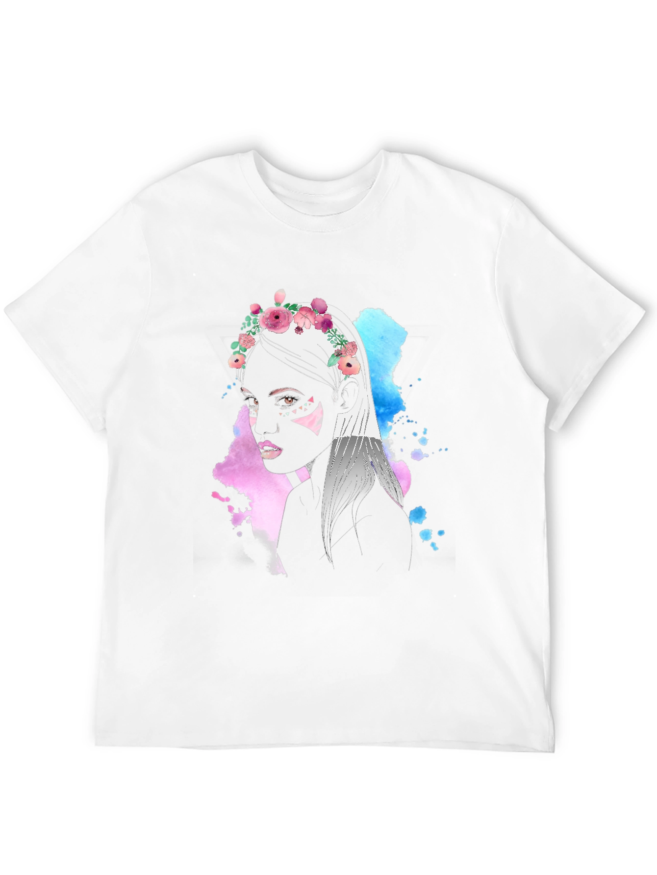 Floral Crown Woman Graphic T-Shirt