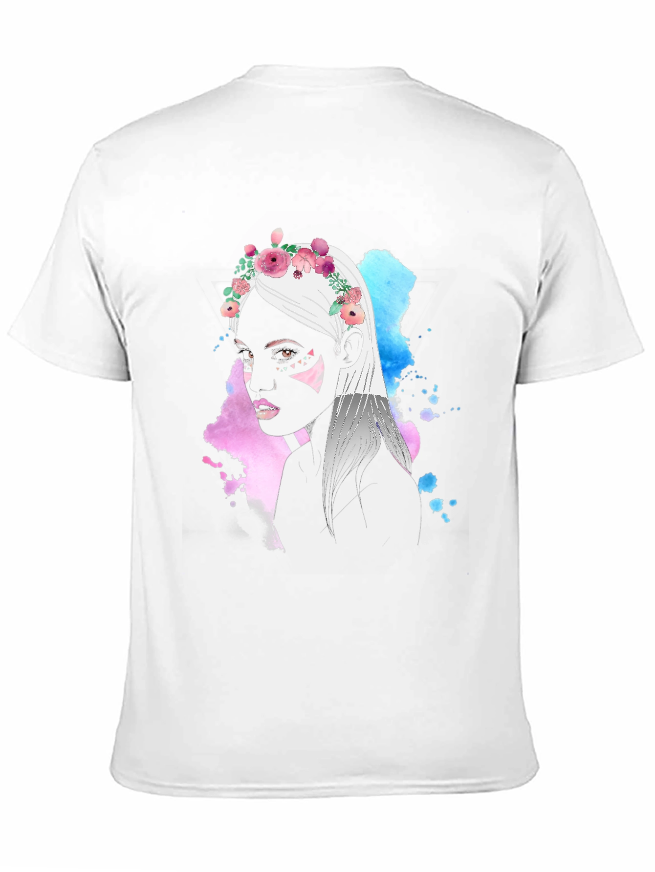 Floral Crown Woman Graphic T-Shirt