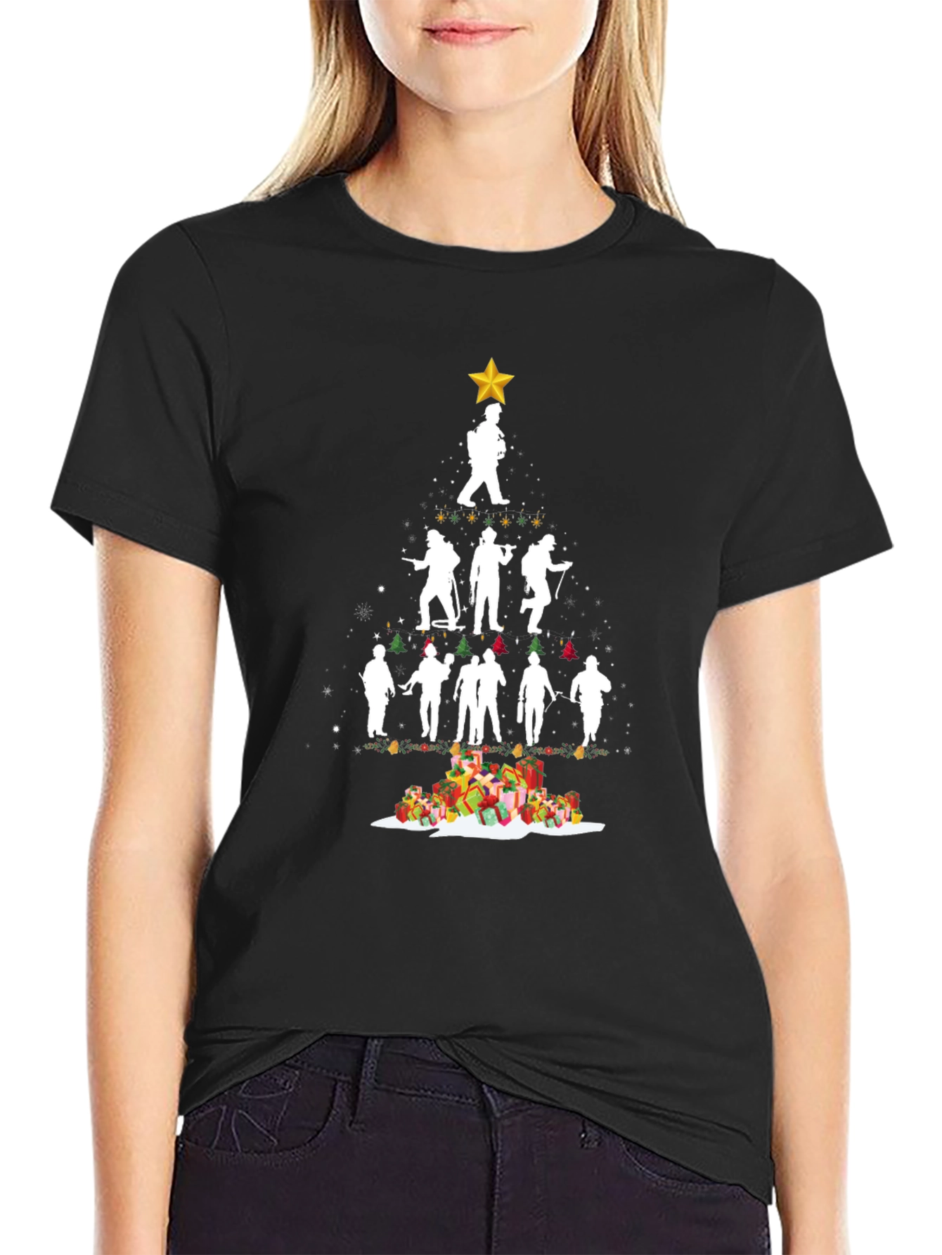 Military Christmas Tree T-Shirt