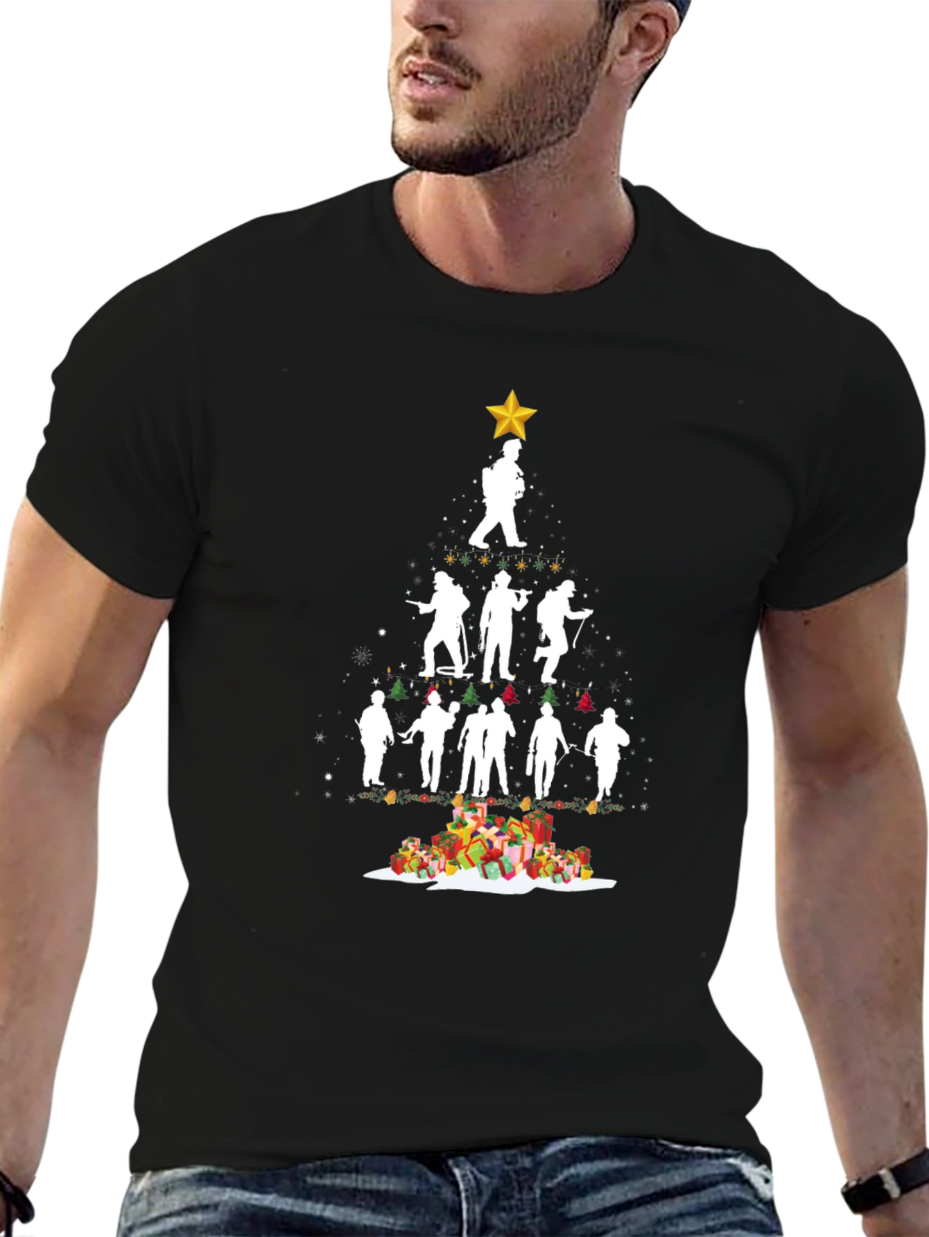 Military Christmas Tree T-Shirt