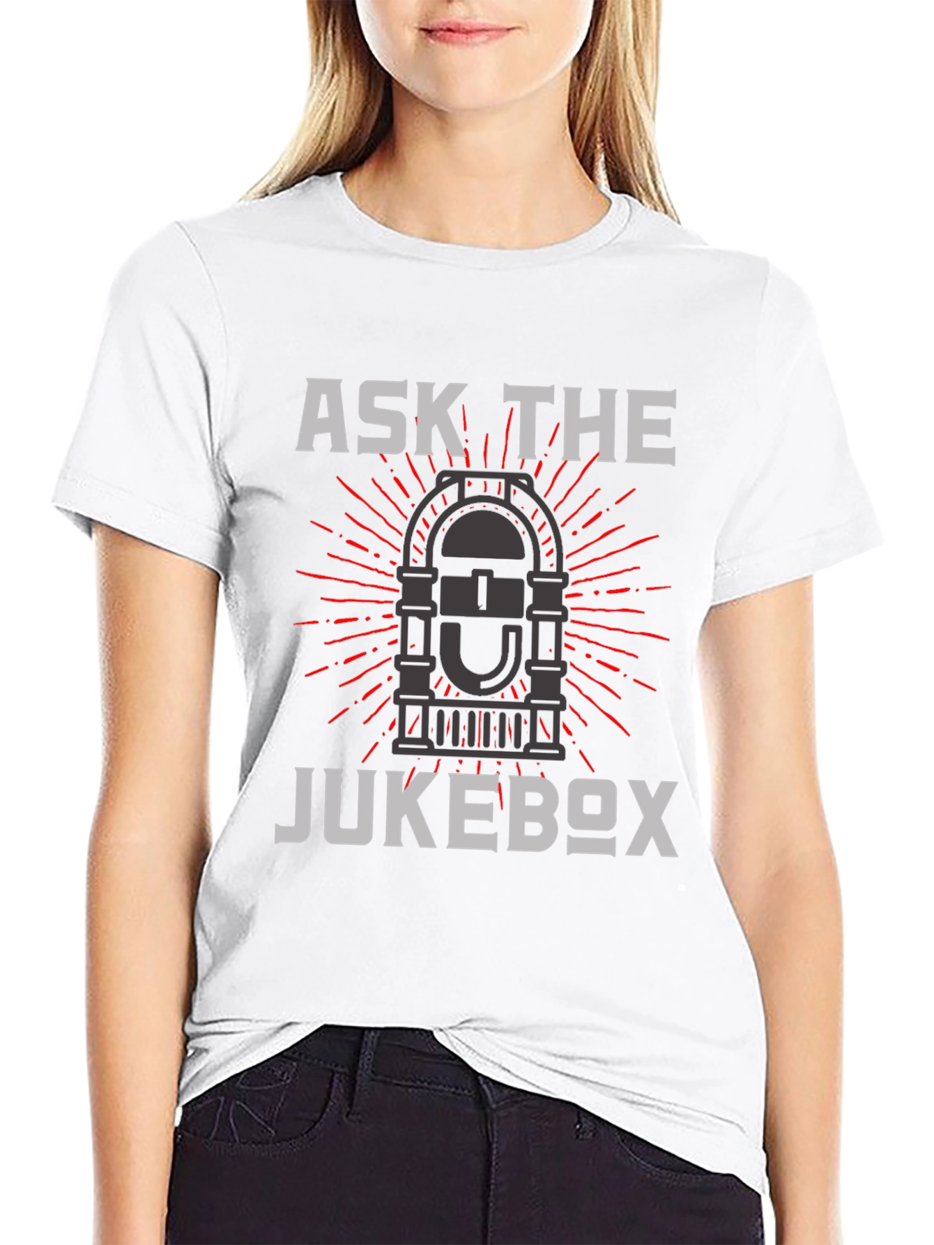 Ask The Jukebox Graphic T-Shirt