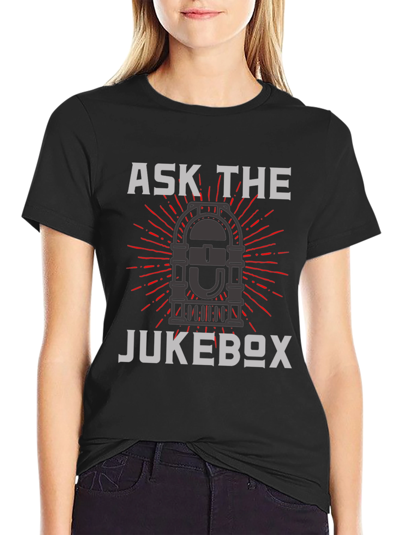 Ask The Jukebox Graphic T-Shirt