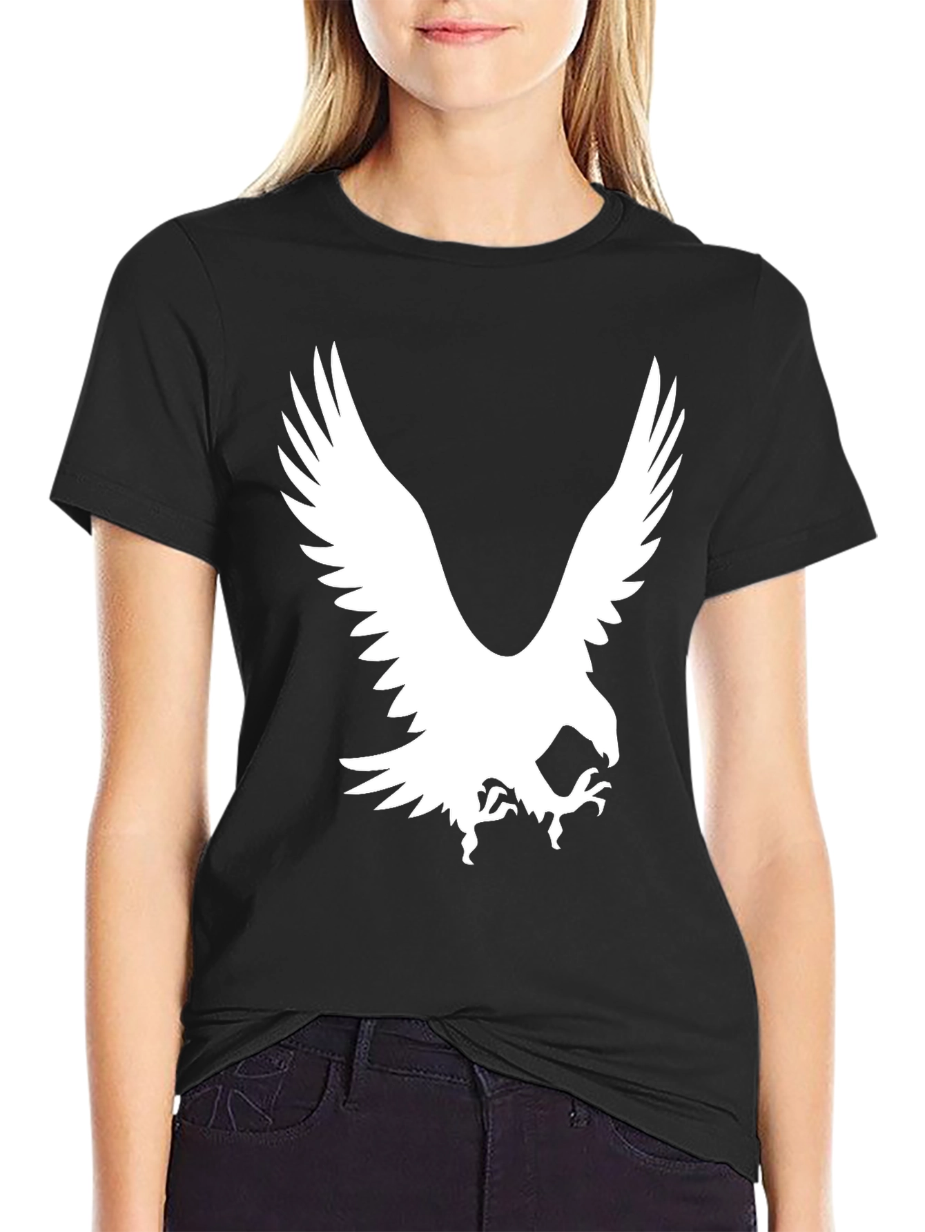 Eagle Graphic Black T-Shirt