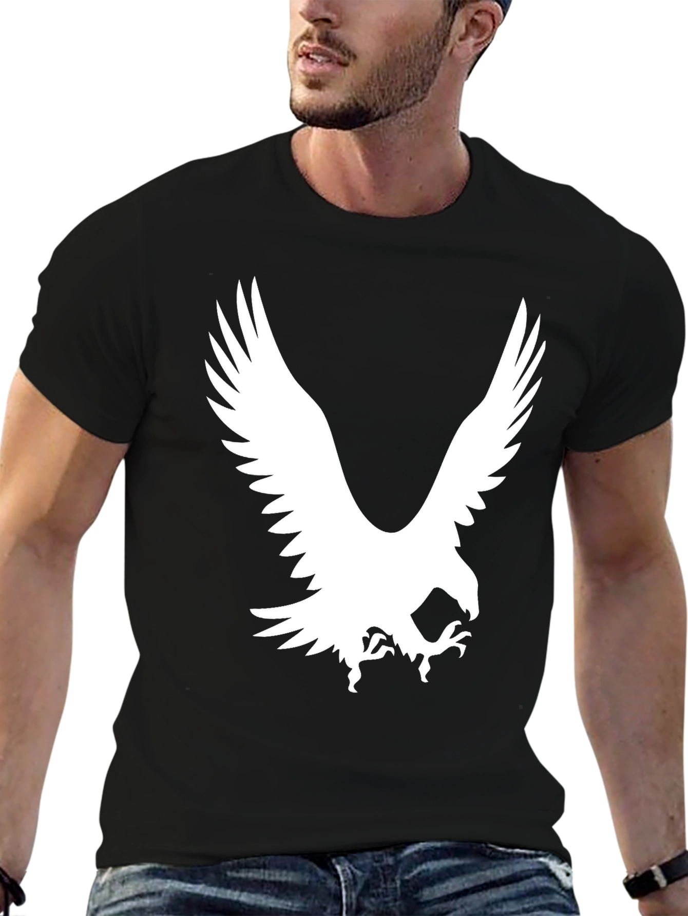 Eagle Graphic Black T-Shirt