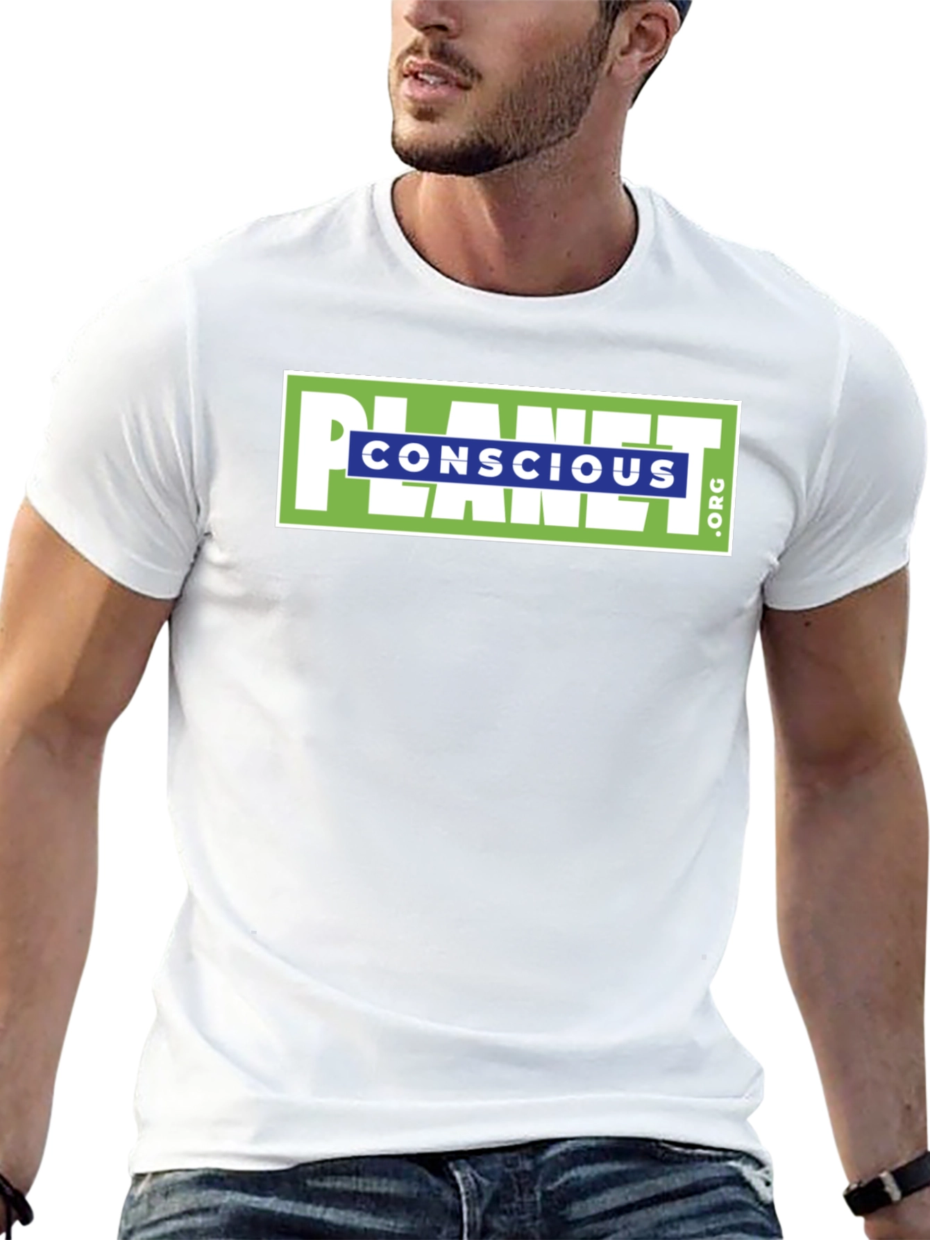Planet Conscious Black Graphic T-Shirt