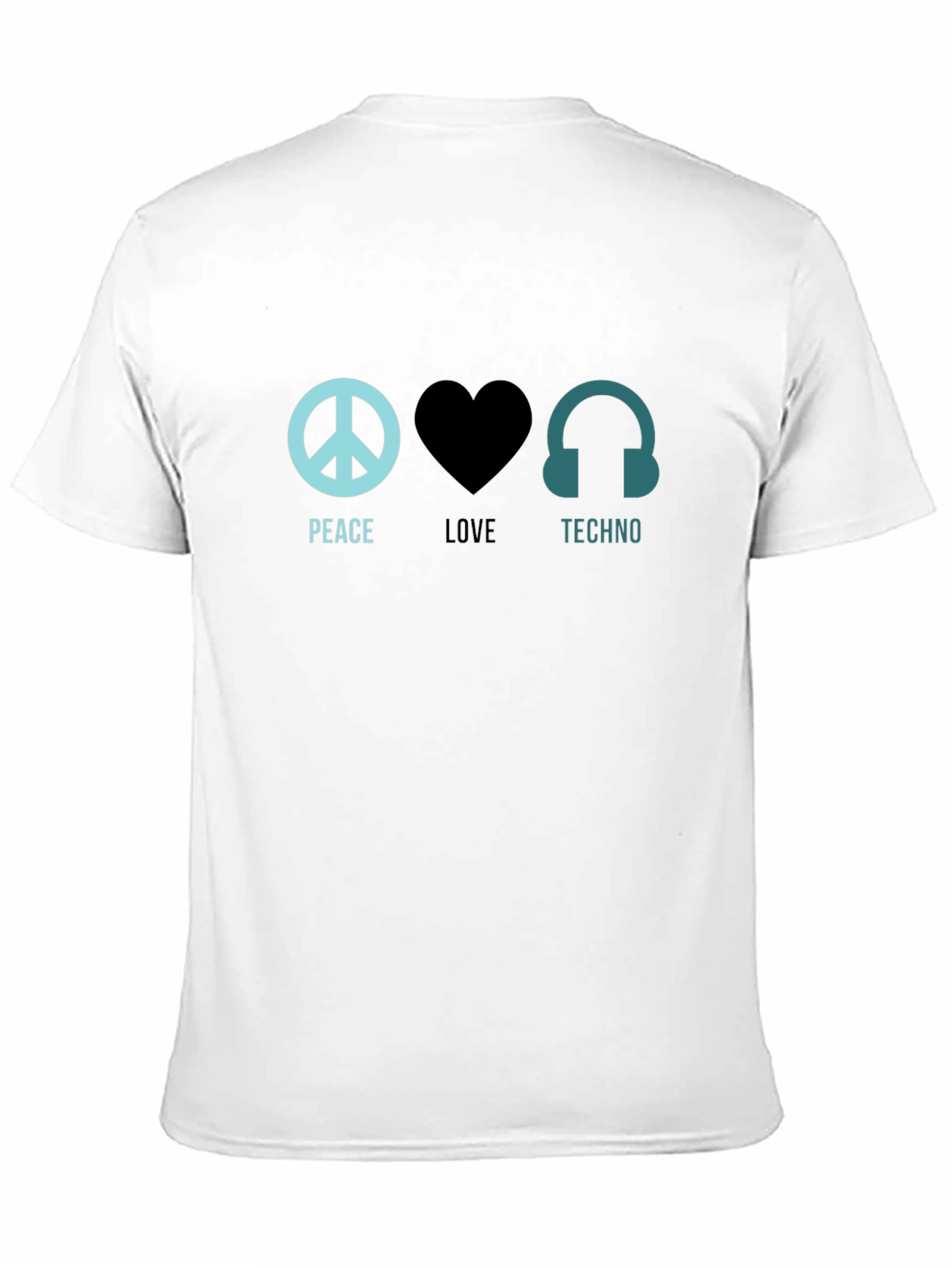Peace Love Techno T-Shirt - Music Festival Rave Apparel
