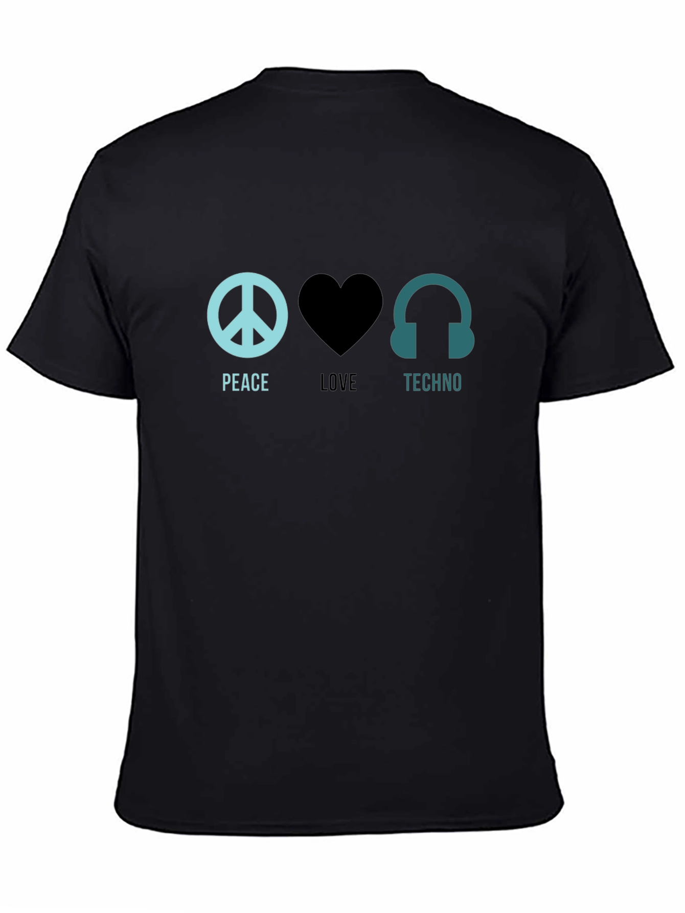 Peace Love Techno T-Shirt - Music Festival Rave Apparel