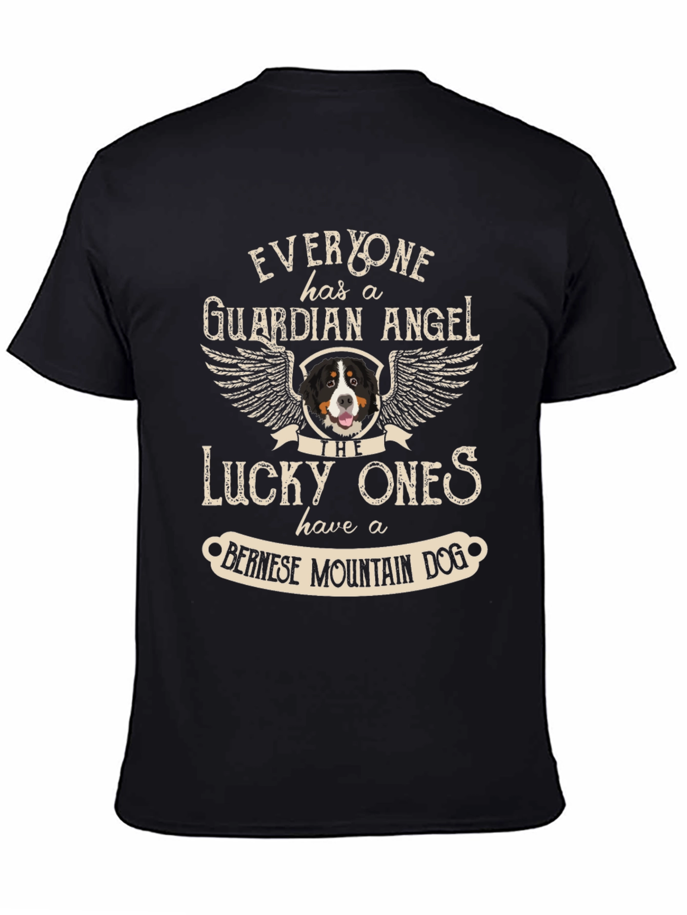 Bernese Mountain Dog Guardian Angel T-Shirt