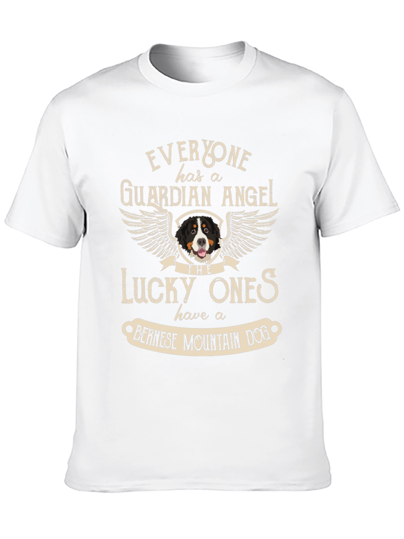 Bernese Mountain Dog Guardian Angel T-Shirt