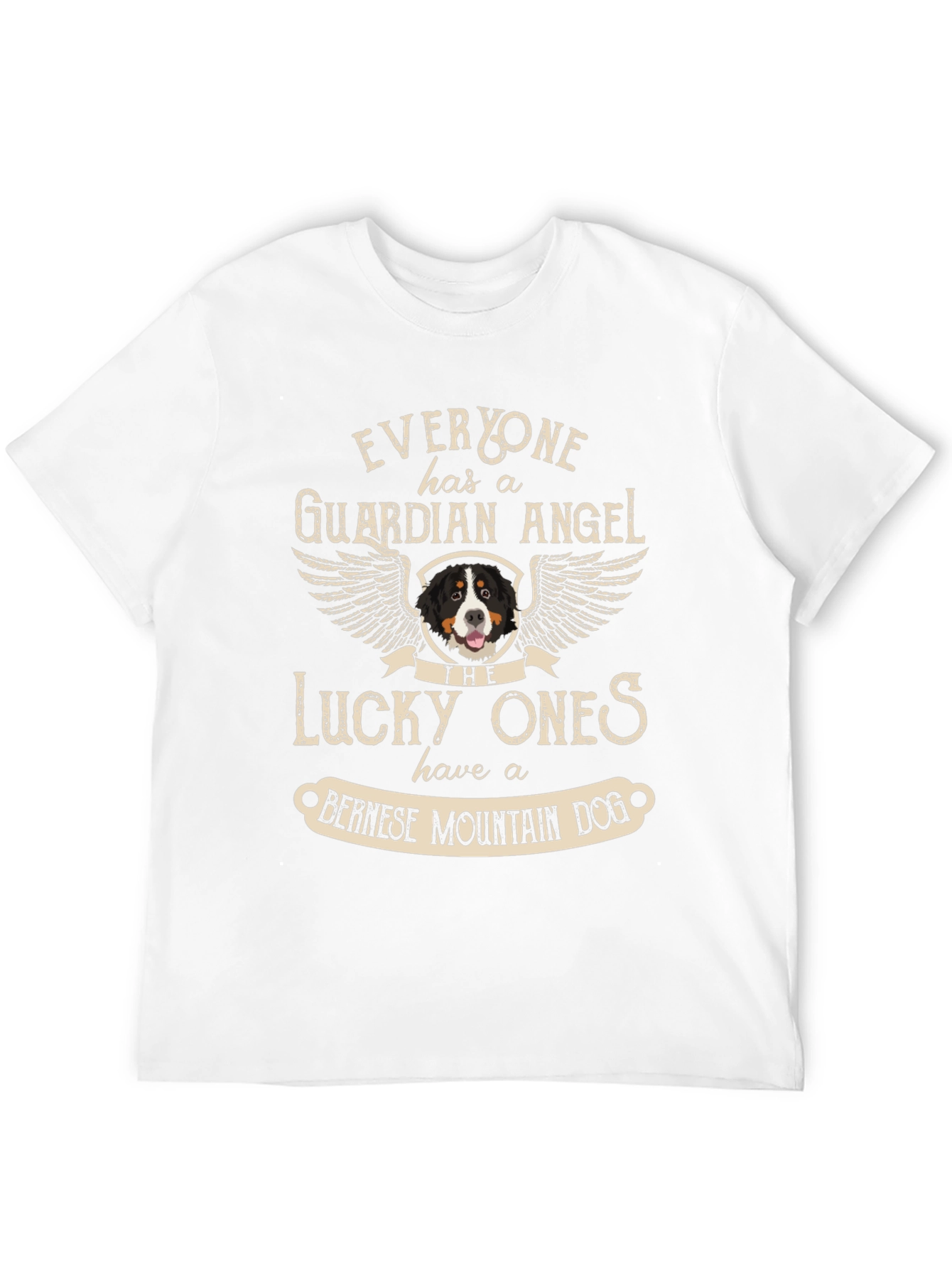 Bernese Mountain Dog Guardian Angel T-Shirt