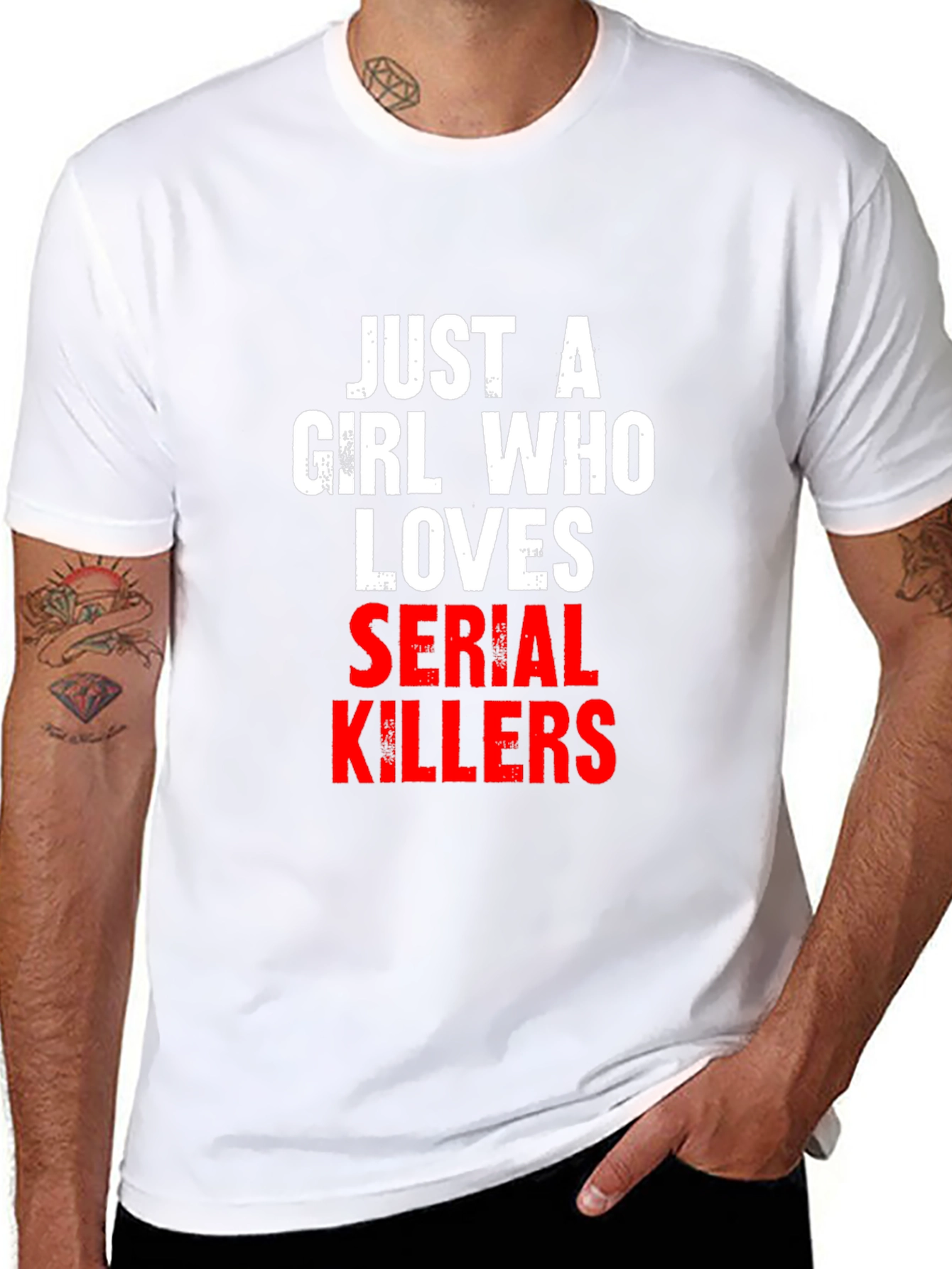 Just A Girl Who Loves Serial Killers T-Shirt