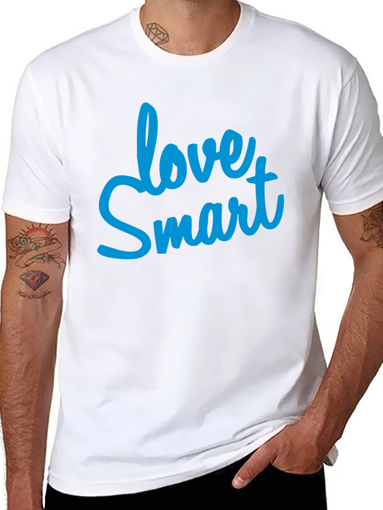 Love Smart Graphic Tee - Black T-Shirt