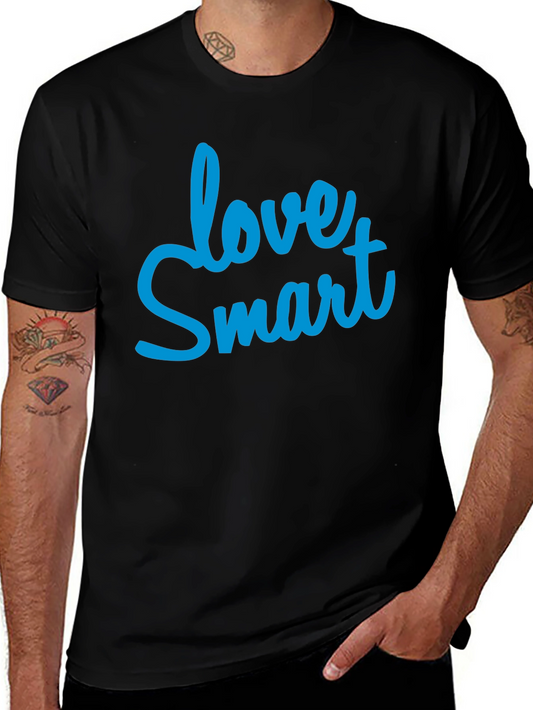 Love Smart Graphic Tee - Black T-Shirt