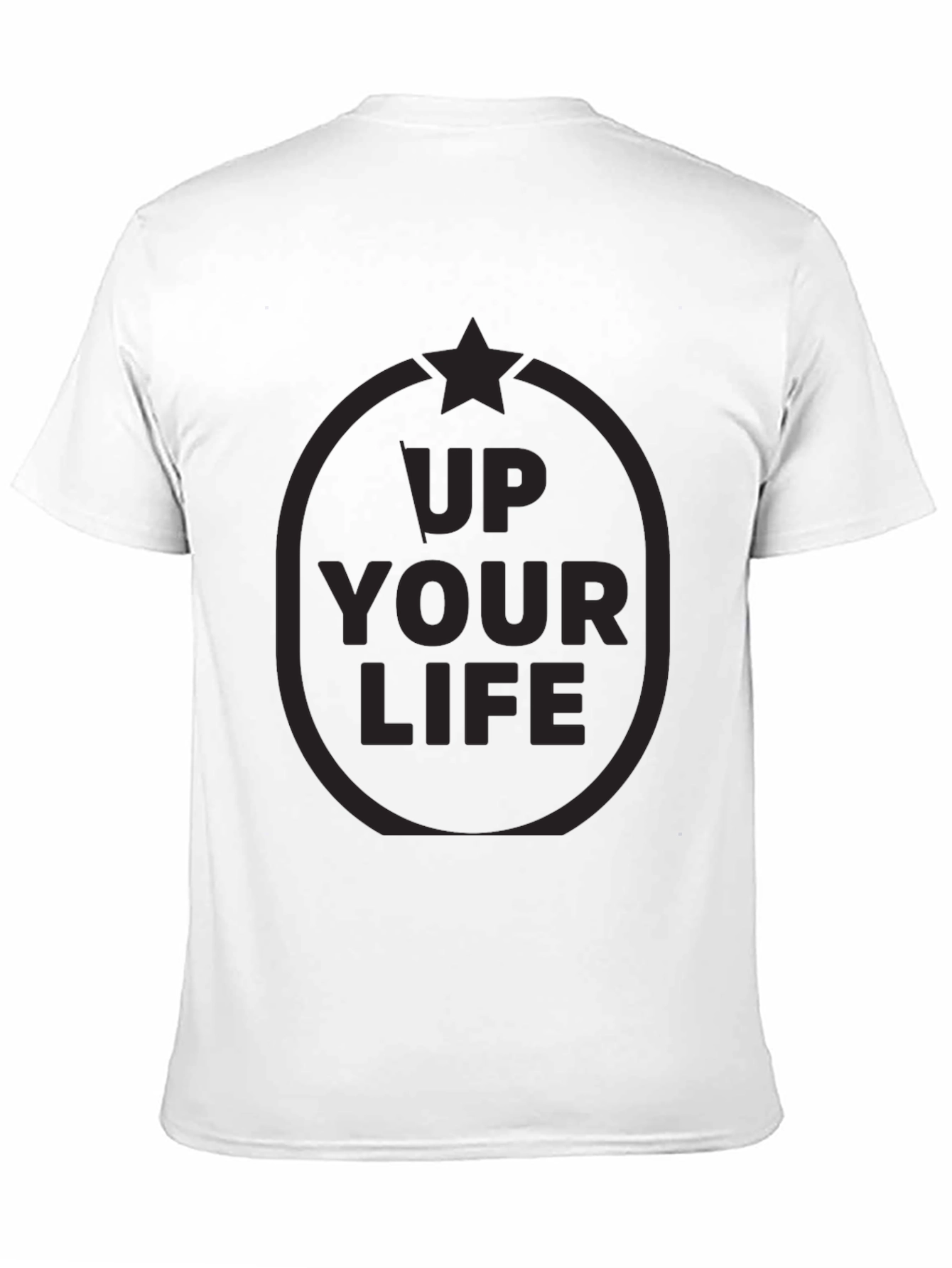 Up Your Life Black T-Shirt