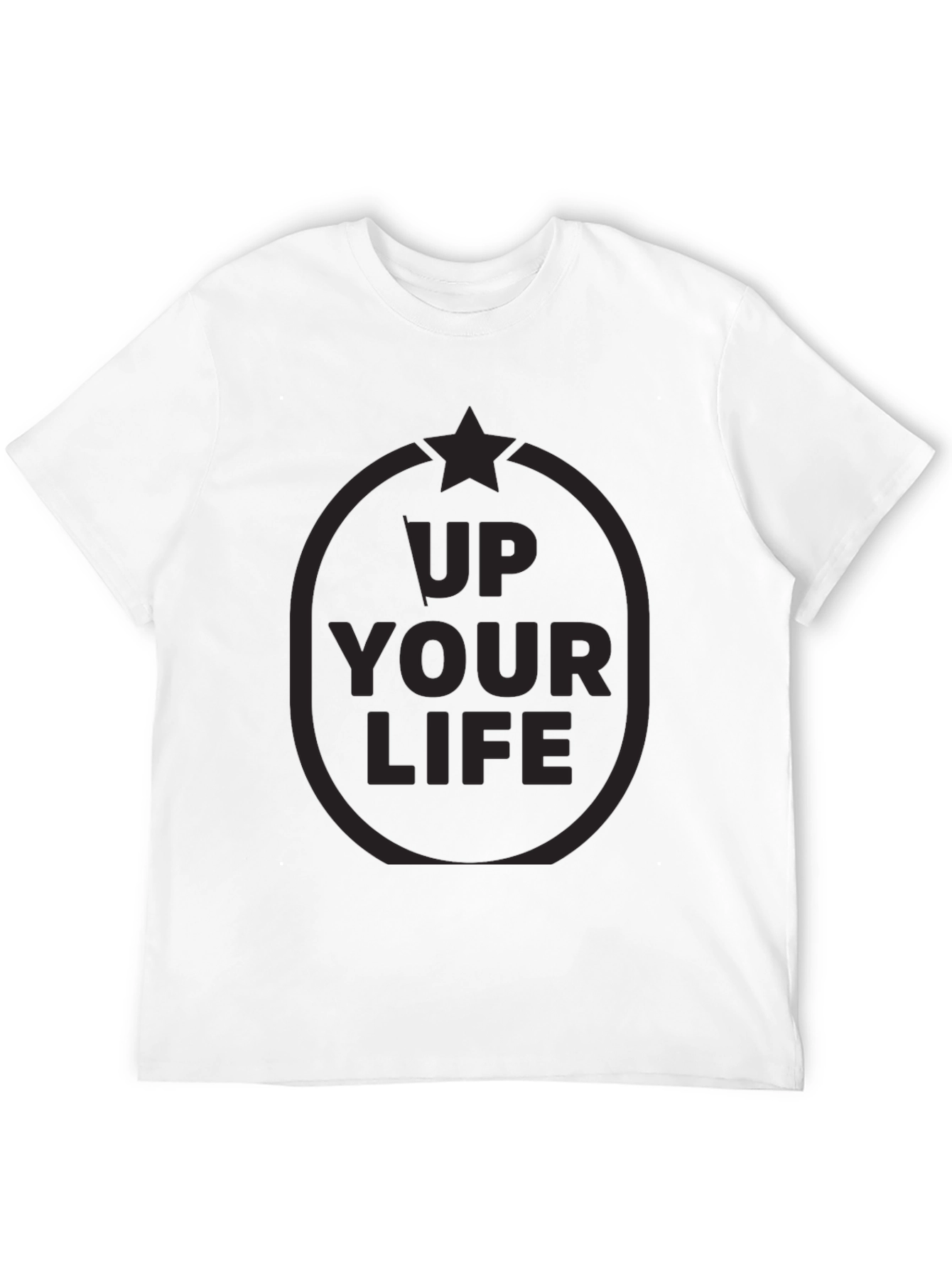 Up Your Life Black T-Shirt