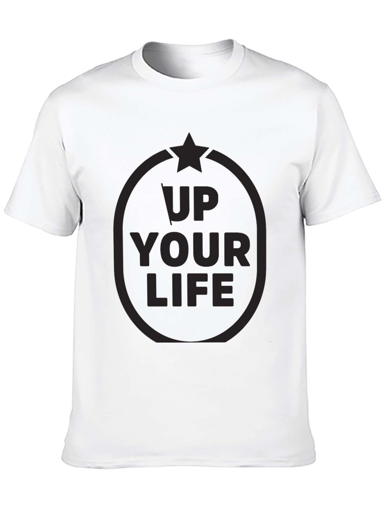 Up Your Life Black T-Shirt