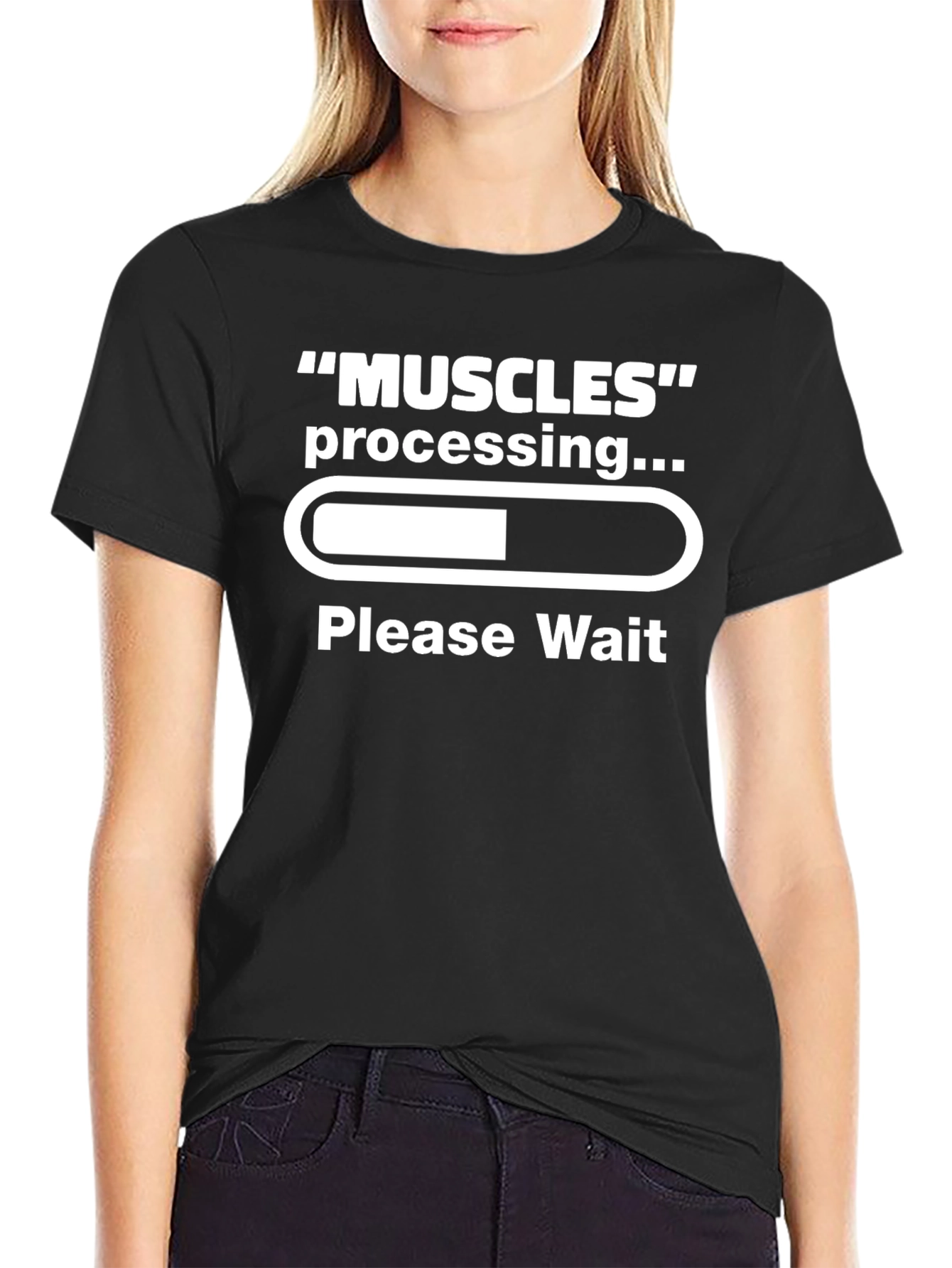 Muscles Processing T-Shirt - Funny Gym Workout Tee