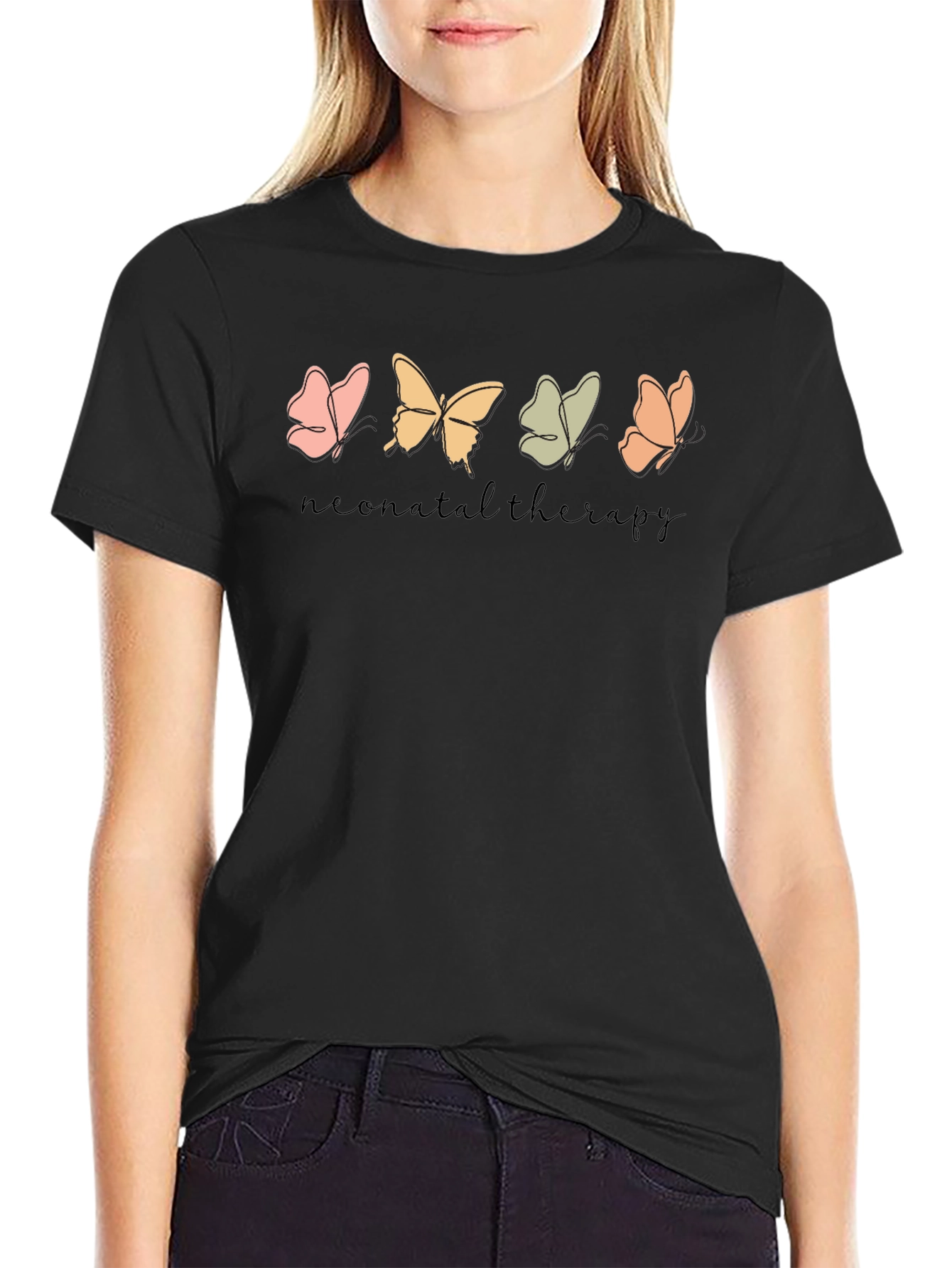 Neonatal Therapy Butterfly Graphic Tee