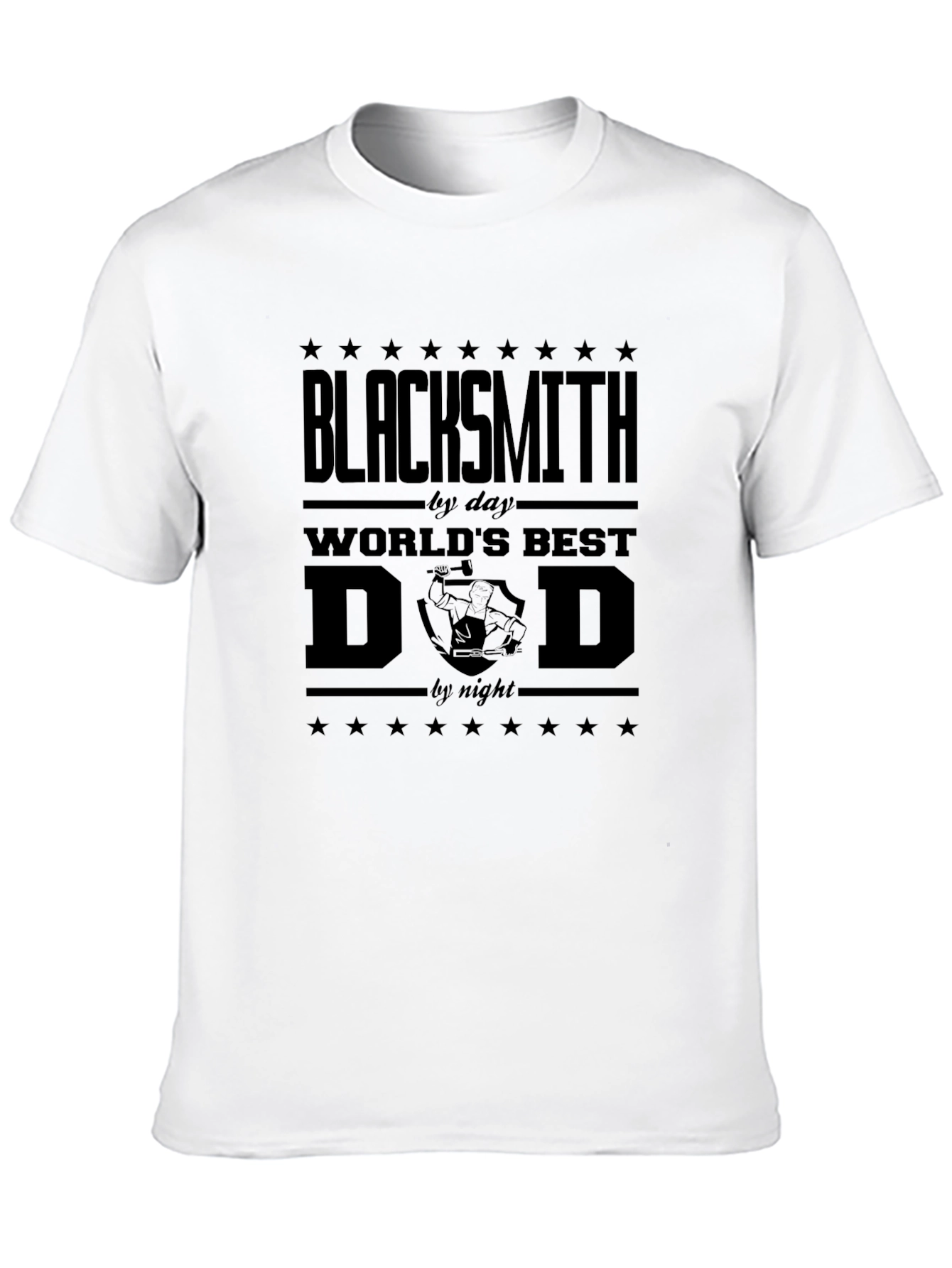 Blacksmith Dad T-Shirt: Day & Night