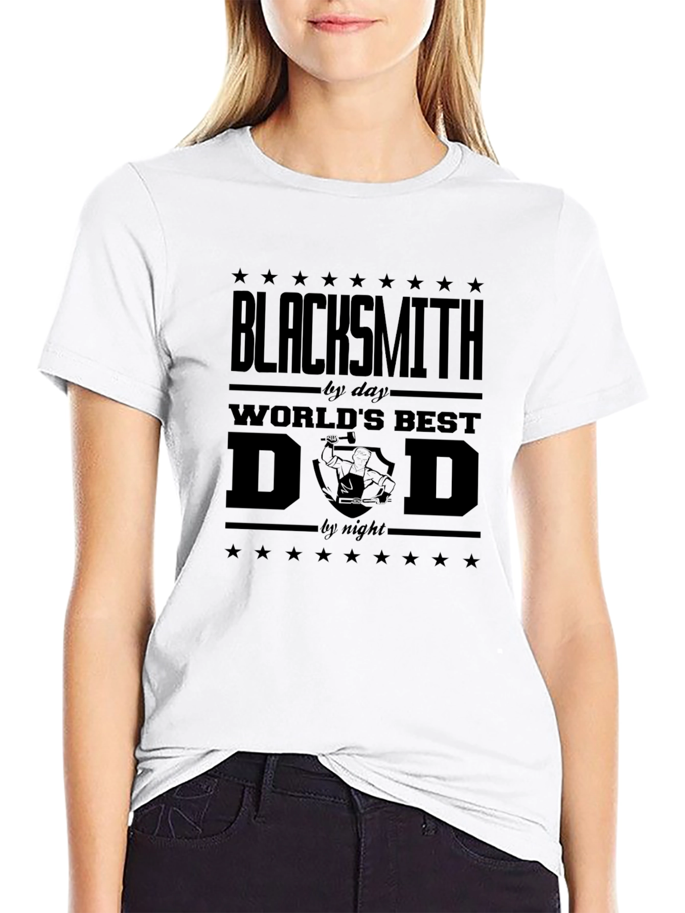 Blacksmith Dad T-Shirt: Day & Night