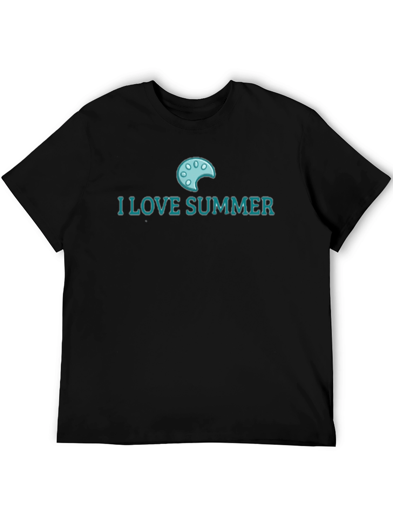 I Love Summer Black T-Shirt
