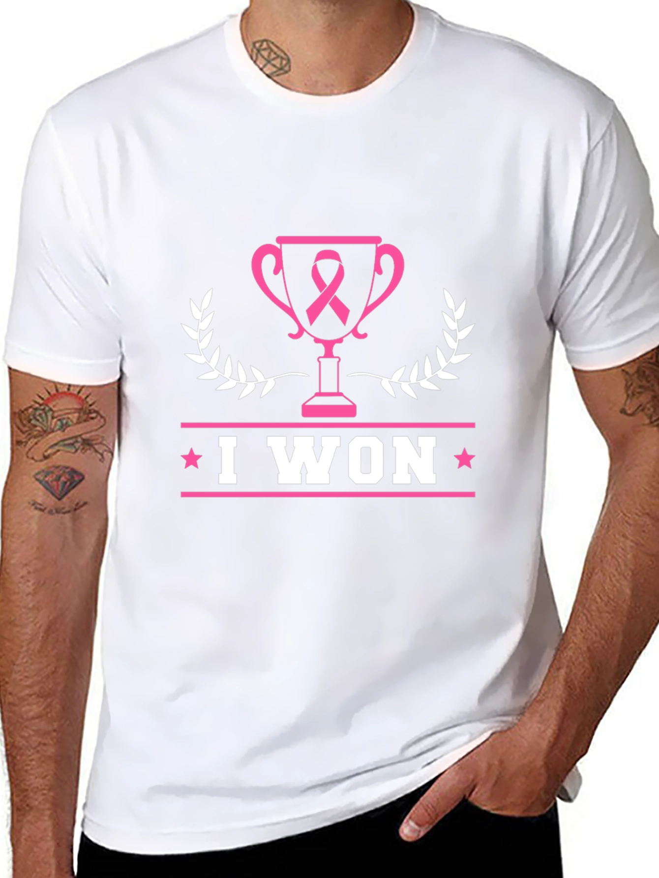 I Won Breast Cancer Awareness Graphic Tee