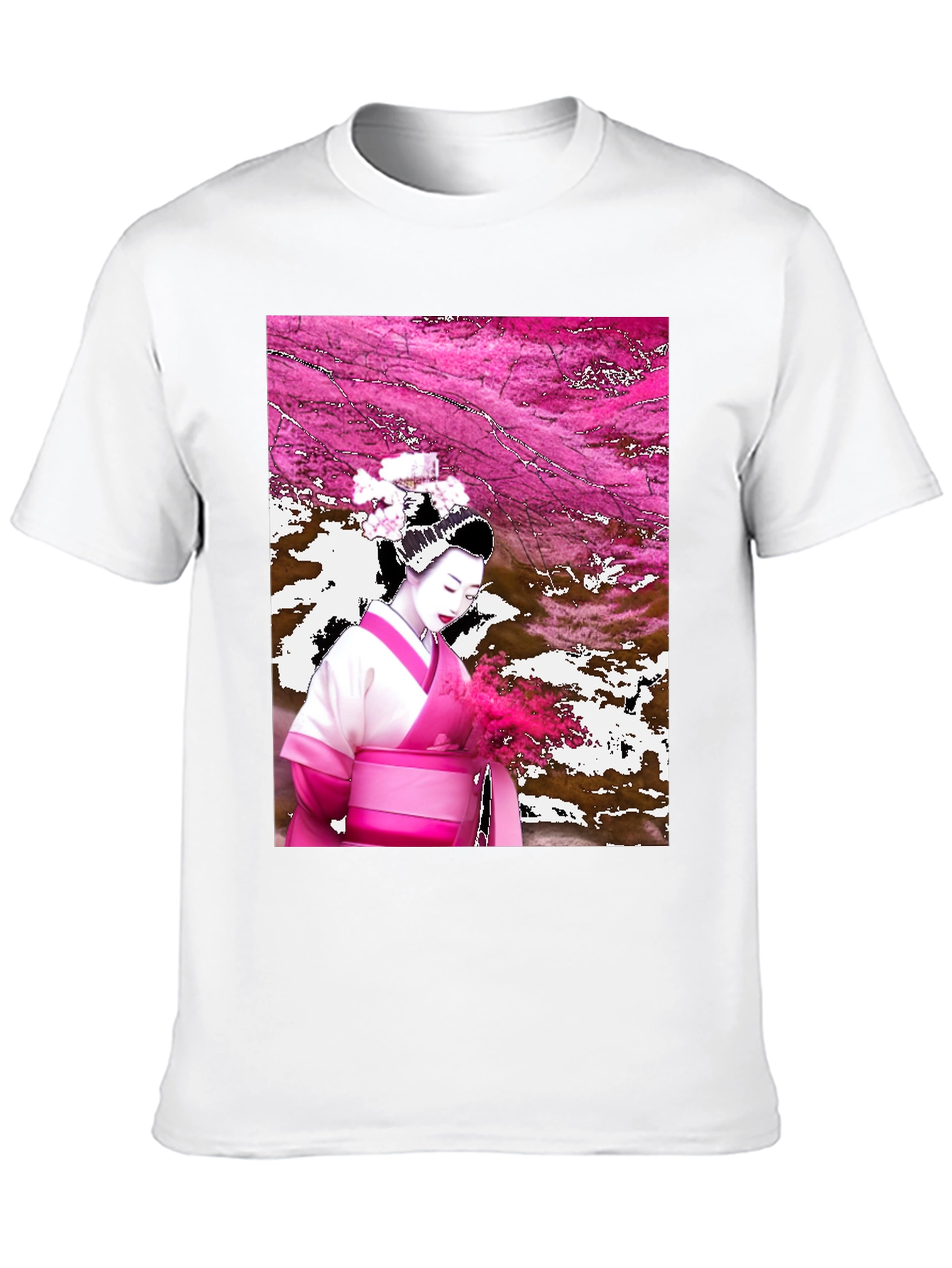 Geisha Graphic Black T-Shirt